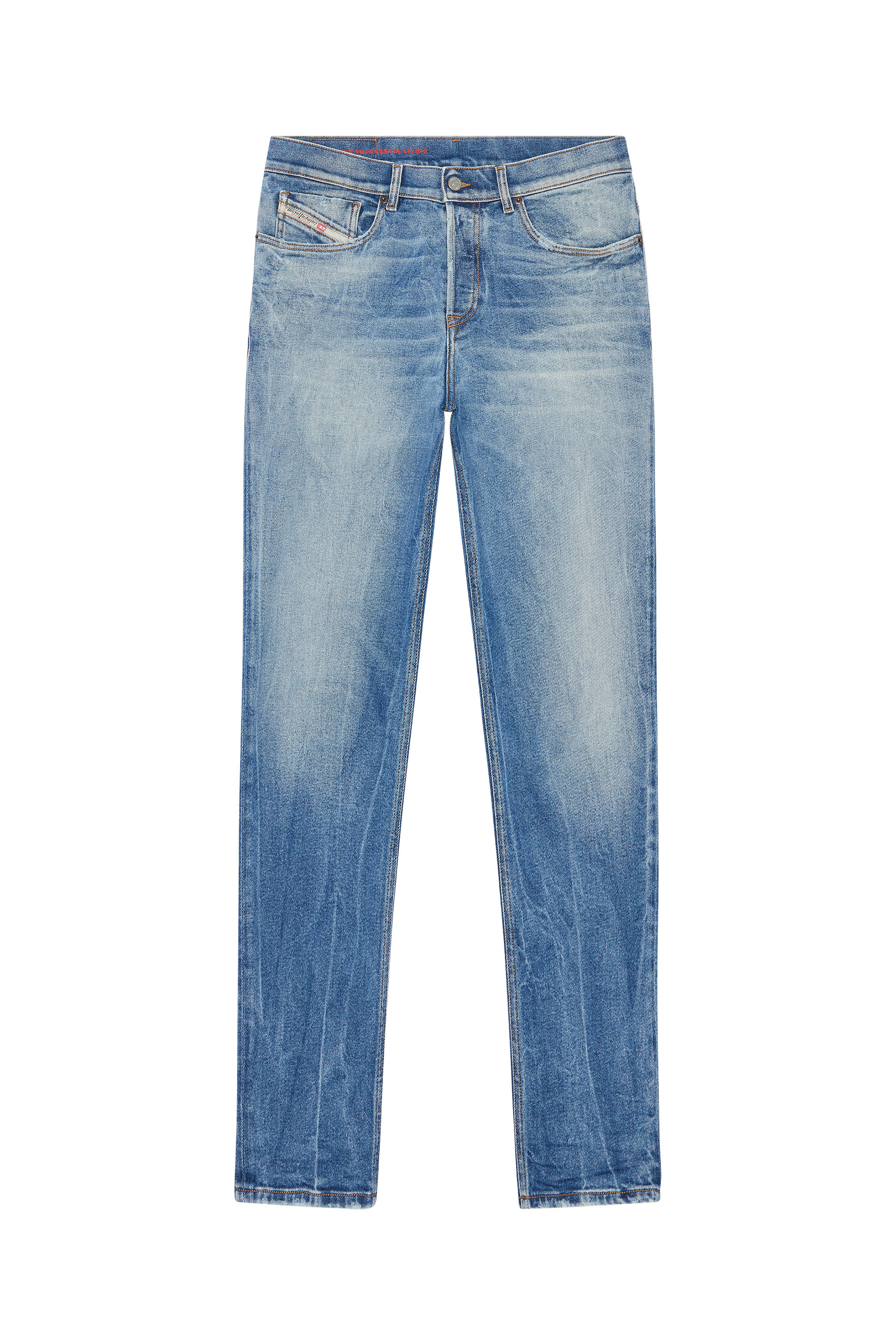 Diesel - Tapered Jeans 2005 D-Fining 09E85, Hellblau - Image 6