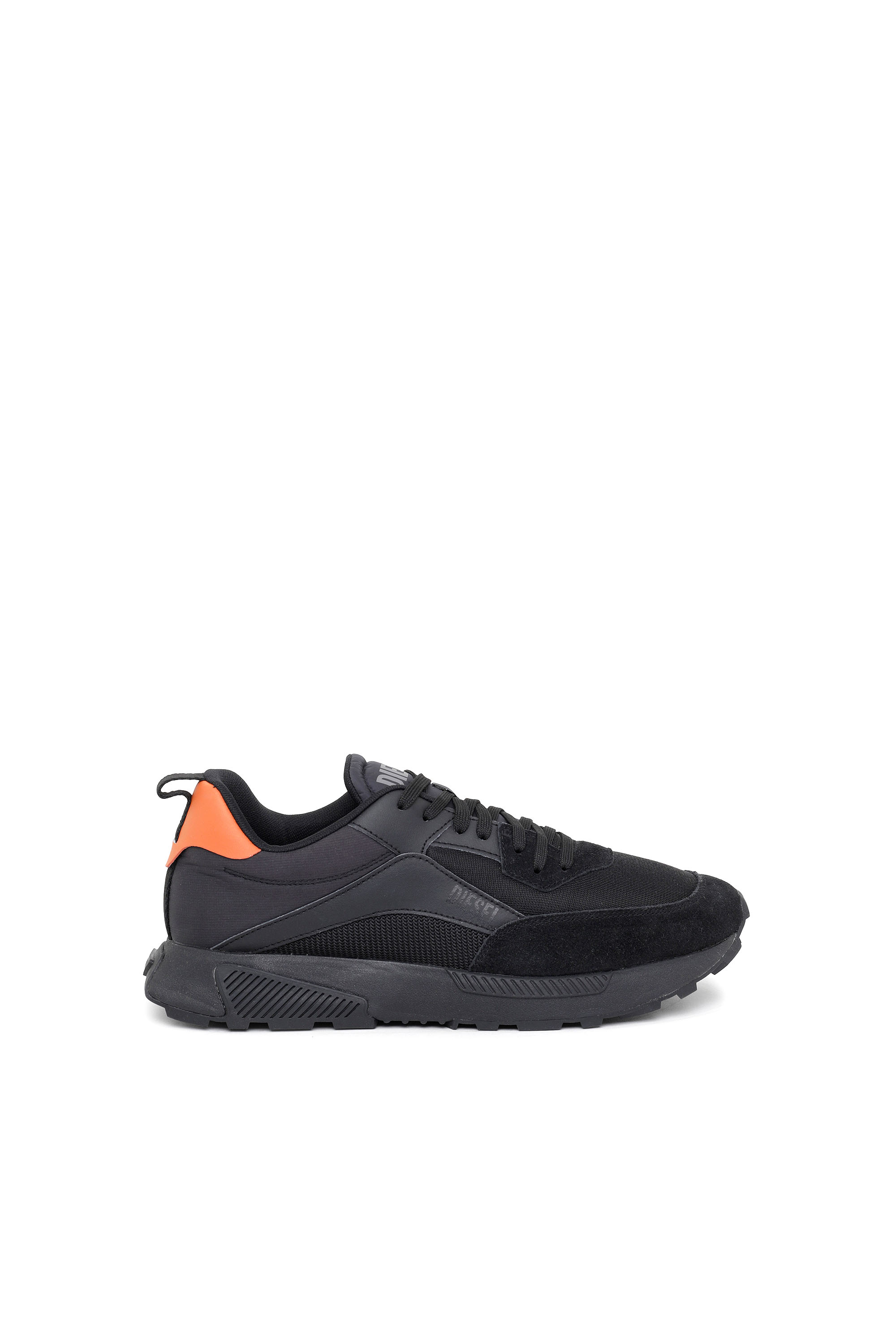 S-TYCHE LOW CUT, Schwarz/Orange - Sneakers
