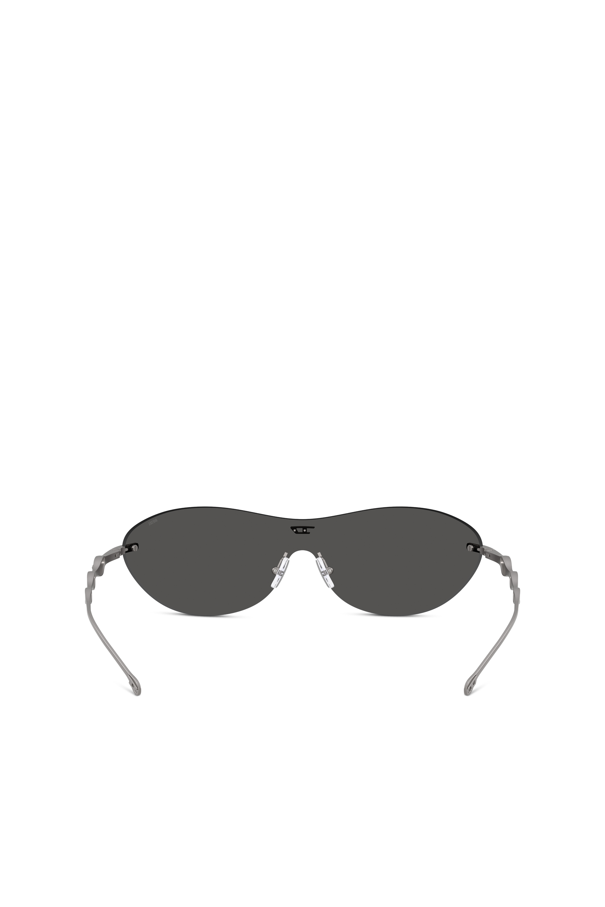 Diesel - 0DL1006, Unisex Ovale Sonnenbrille in Dunkelgrau - 3