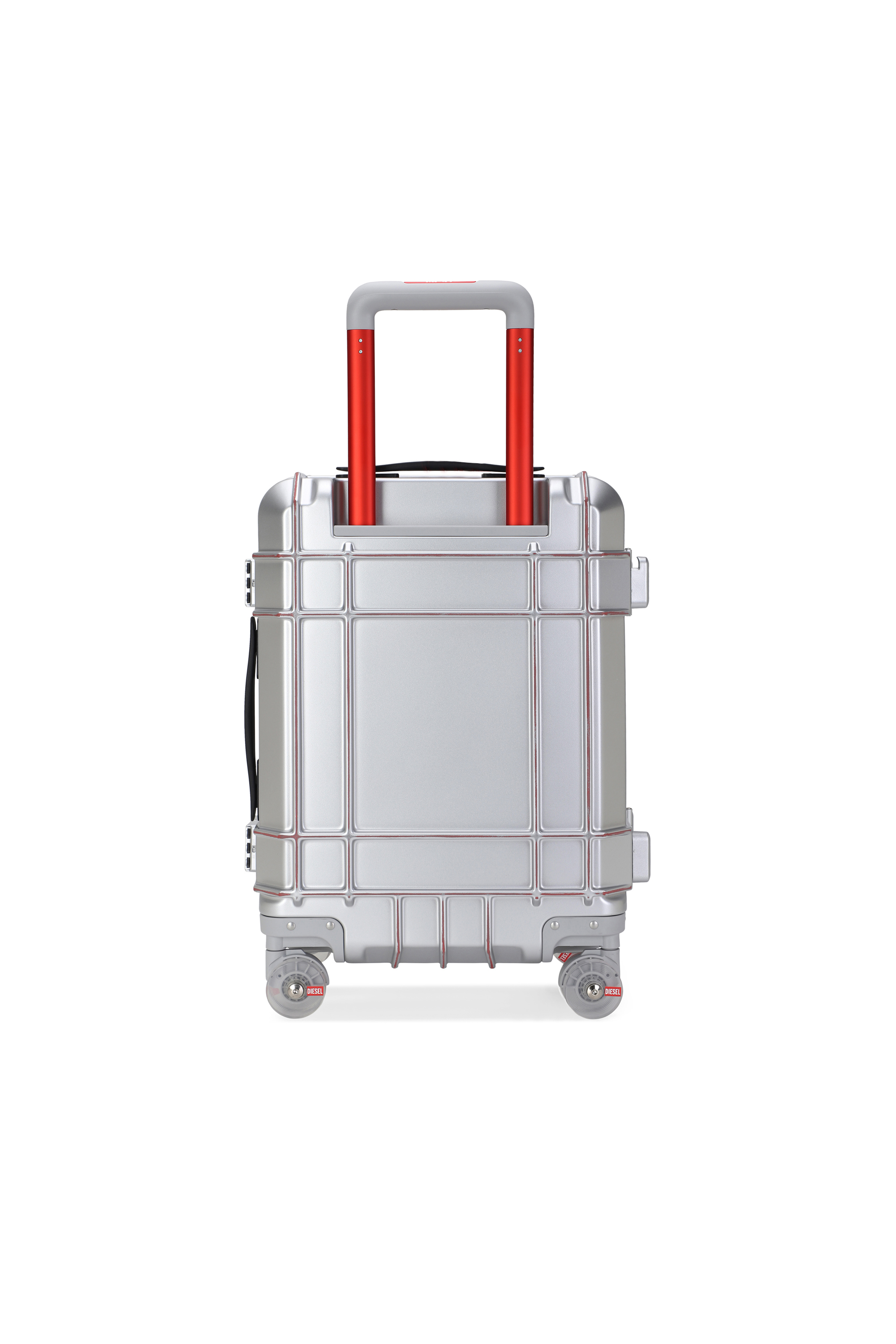 Diesel - DIESEL PC STRONG IMAGE TROLLEY- DSL003, Unisex Robuster Koffer Gr&ouml;&szlig;e S in Silber - 3