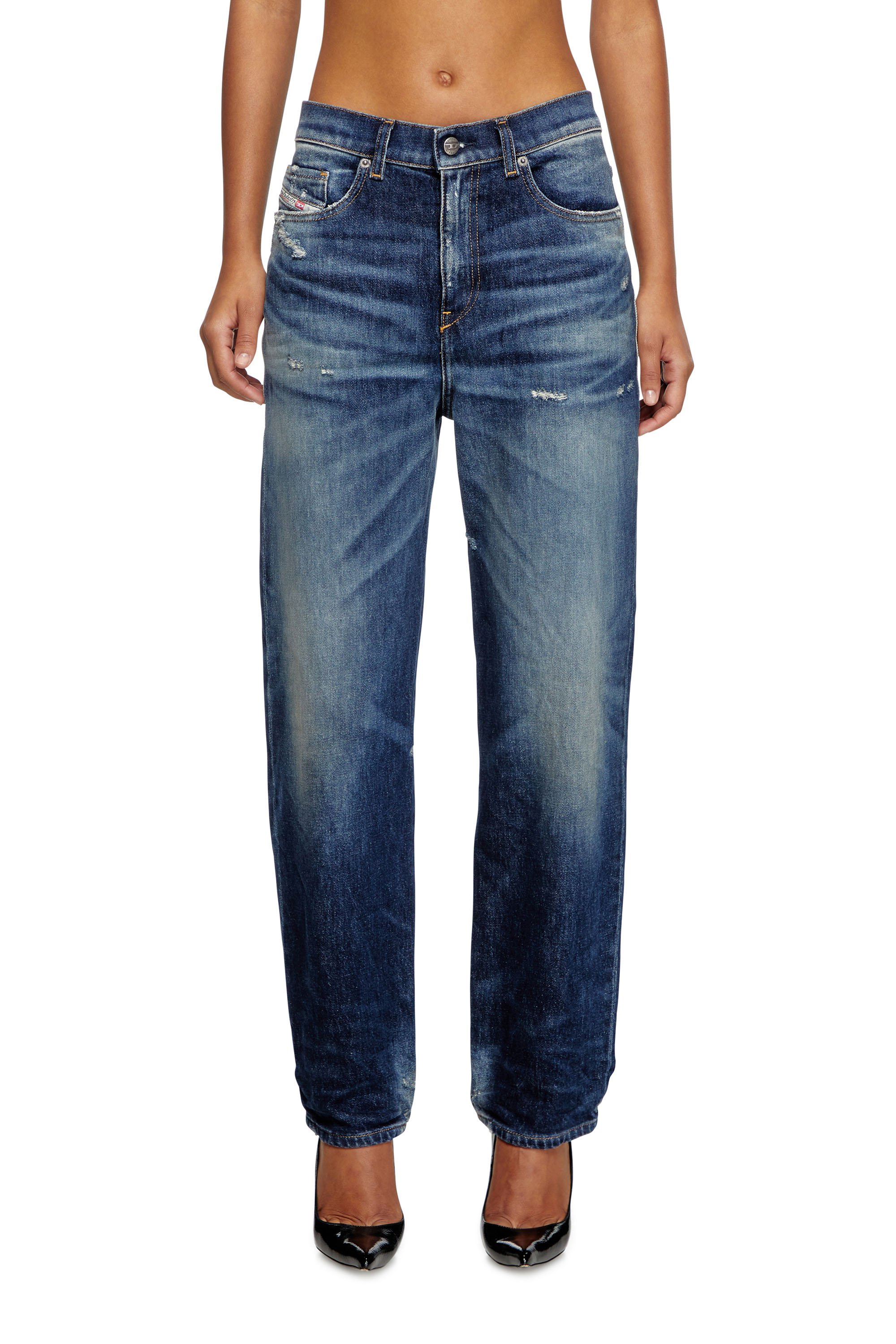 Diesel - Damen Regular Jeans 2016 D-Air 09J56, Dunkelblau - 1