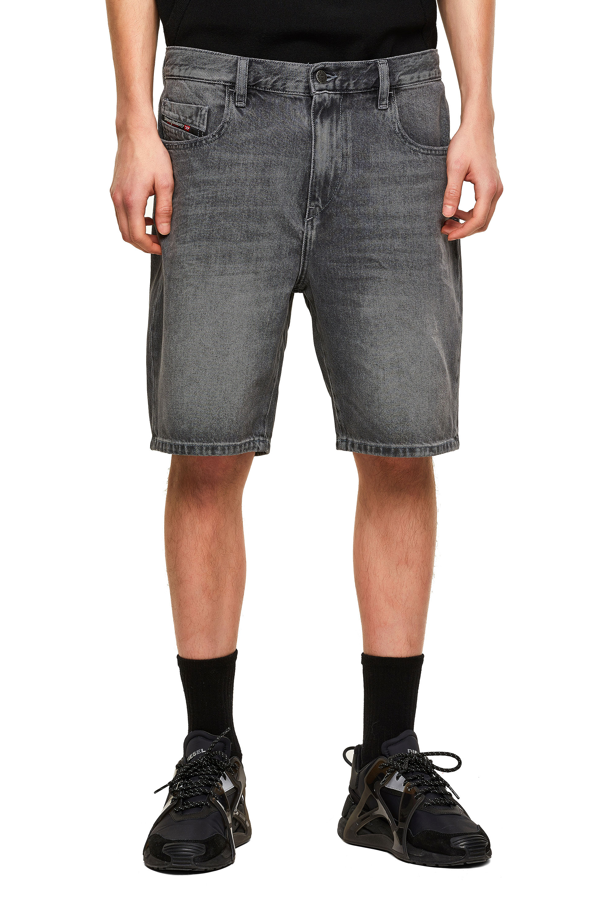 D-STRUKT-SHORT, Schwarz - Kurze Hosen