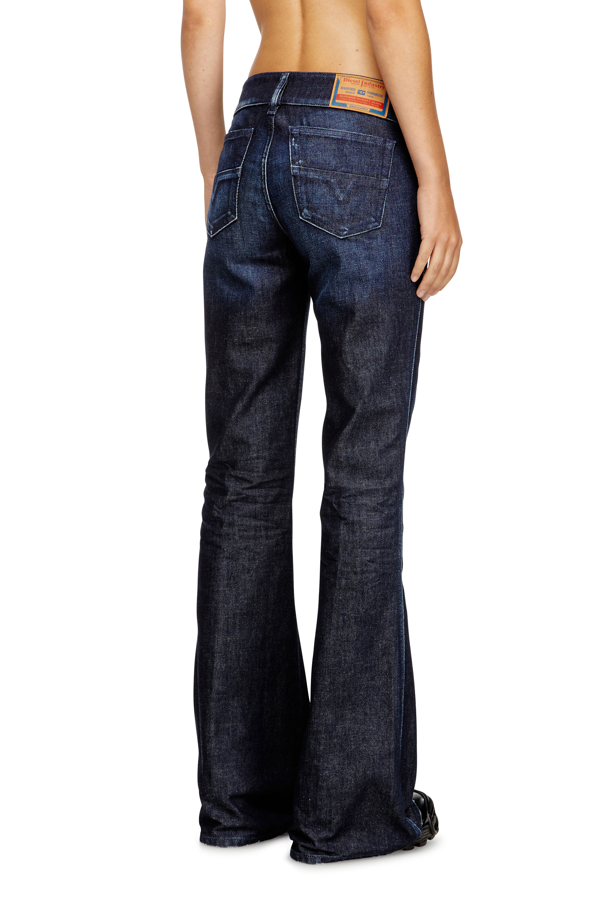 Bootcut Jeans D-Hush 09M19, Dunkelblau Diesel - Damen Bootcut Jeans D-Hush 09M19, Dunkelblau - 4