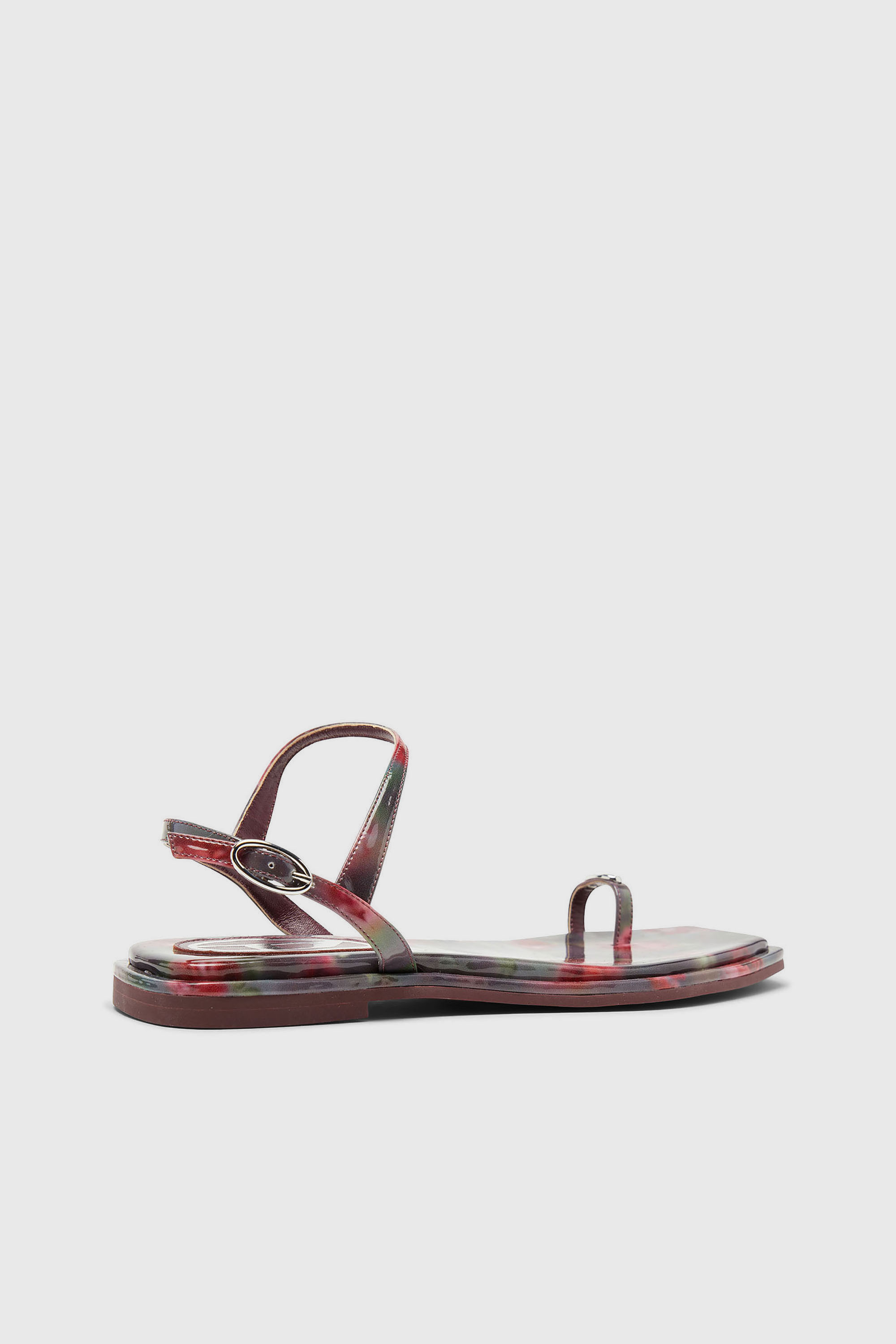 Diesel - D-AMBER INFRA 0, Damen D-Amber &ndash; Sandalen mit Allover-Print in Violett/Rosa - 4
