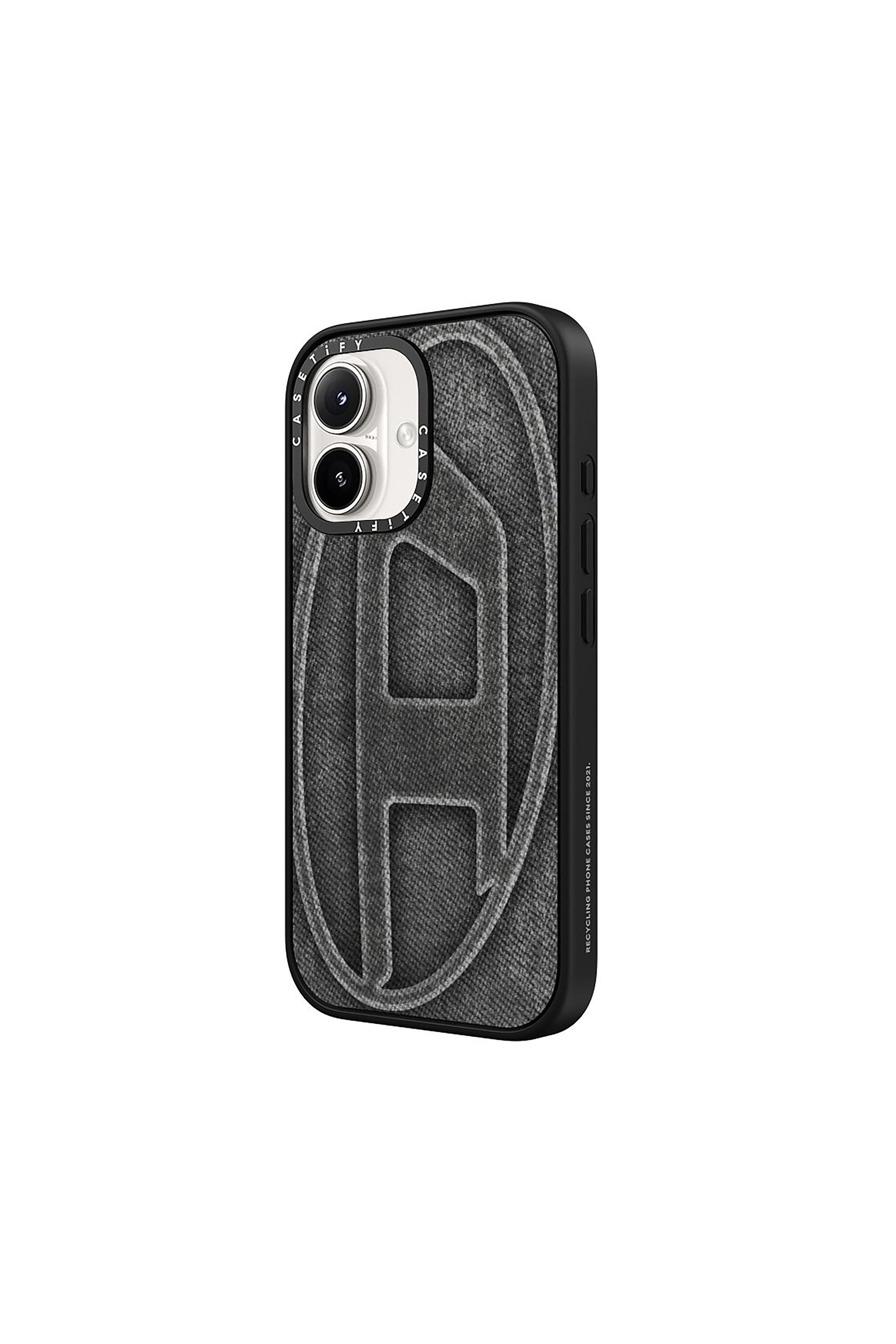 Diesel - 60578 MOULDED CASE, Unisex H&uuml;lle Oval D impact f&uuml;r iPhone 16 in Schwarz - 2