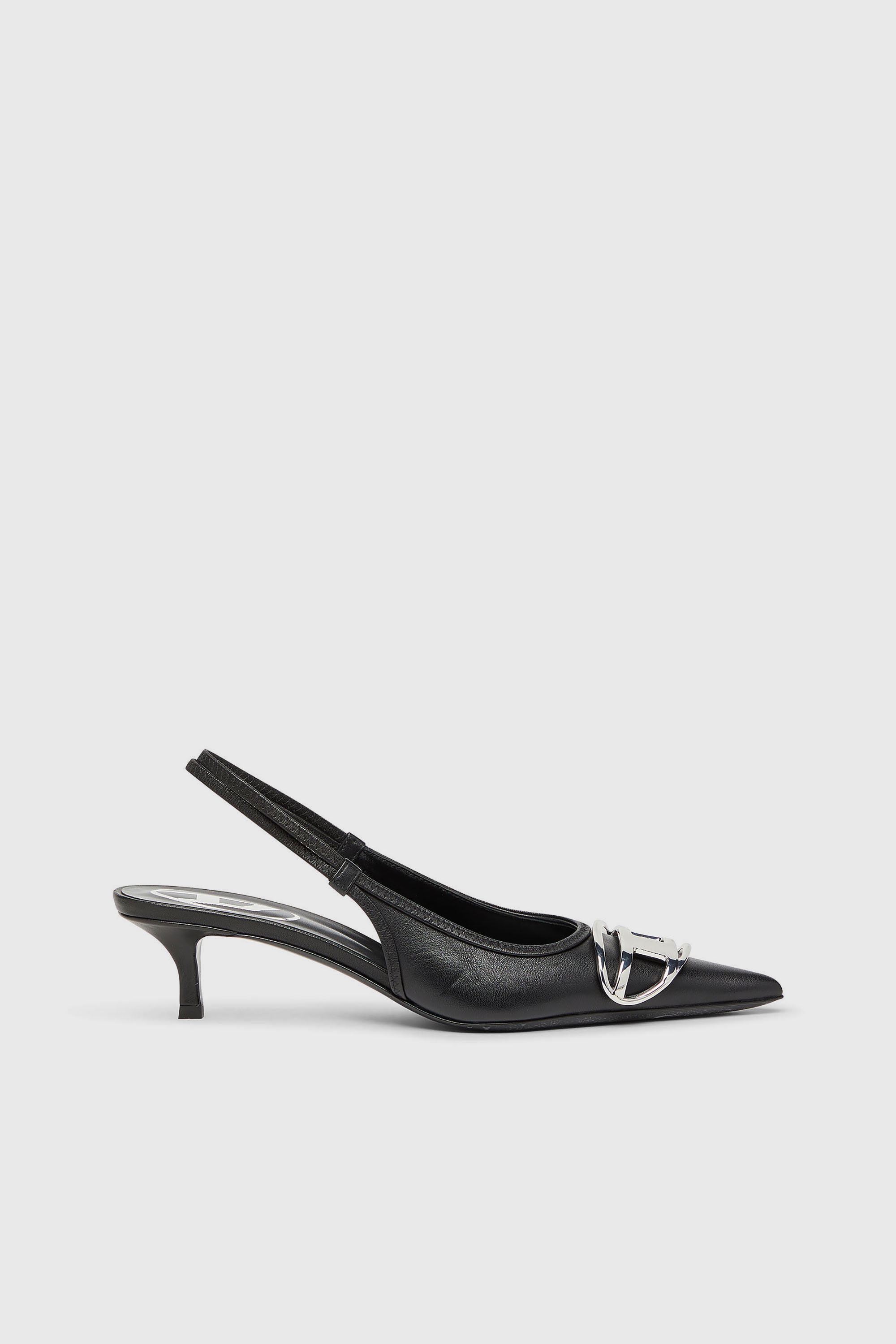 Diesel - D-VENUS SB 40, Damen D-Venus-Slingback-Pumps aus Nappa-Leder in Schwarz - 1