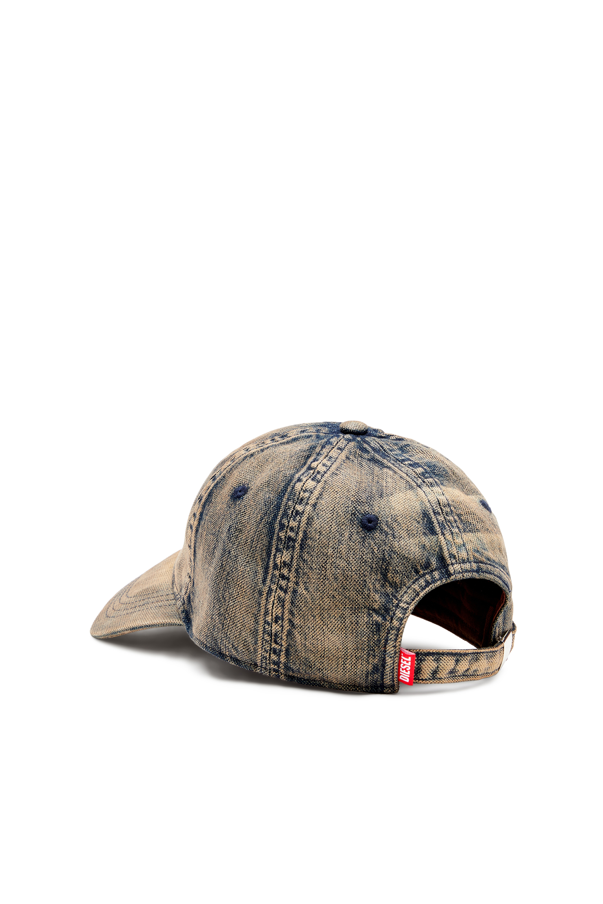 Diesel - C-ADOC, Herren Basecap aus solarisiertem Denim in Blau - 2