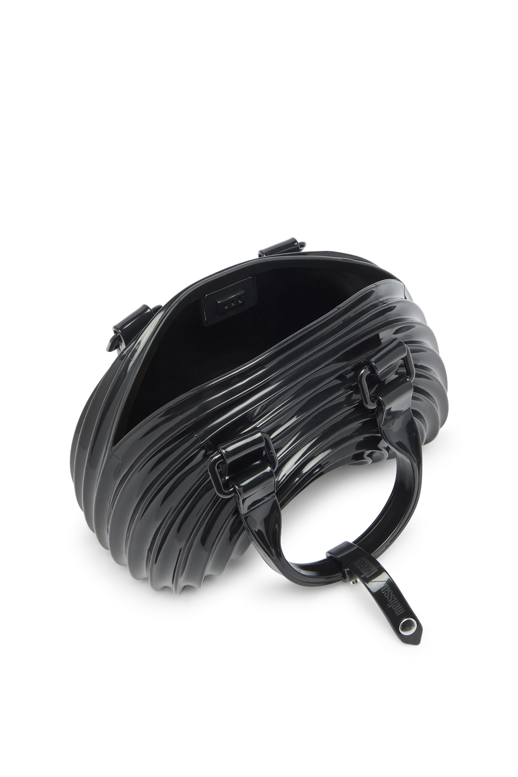 Diesel - MELISSA QUANTUM DOME, Damen Quantum Dome &ndash; Handtasche aus Melflex&reg; in Schwarz - 4
