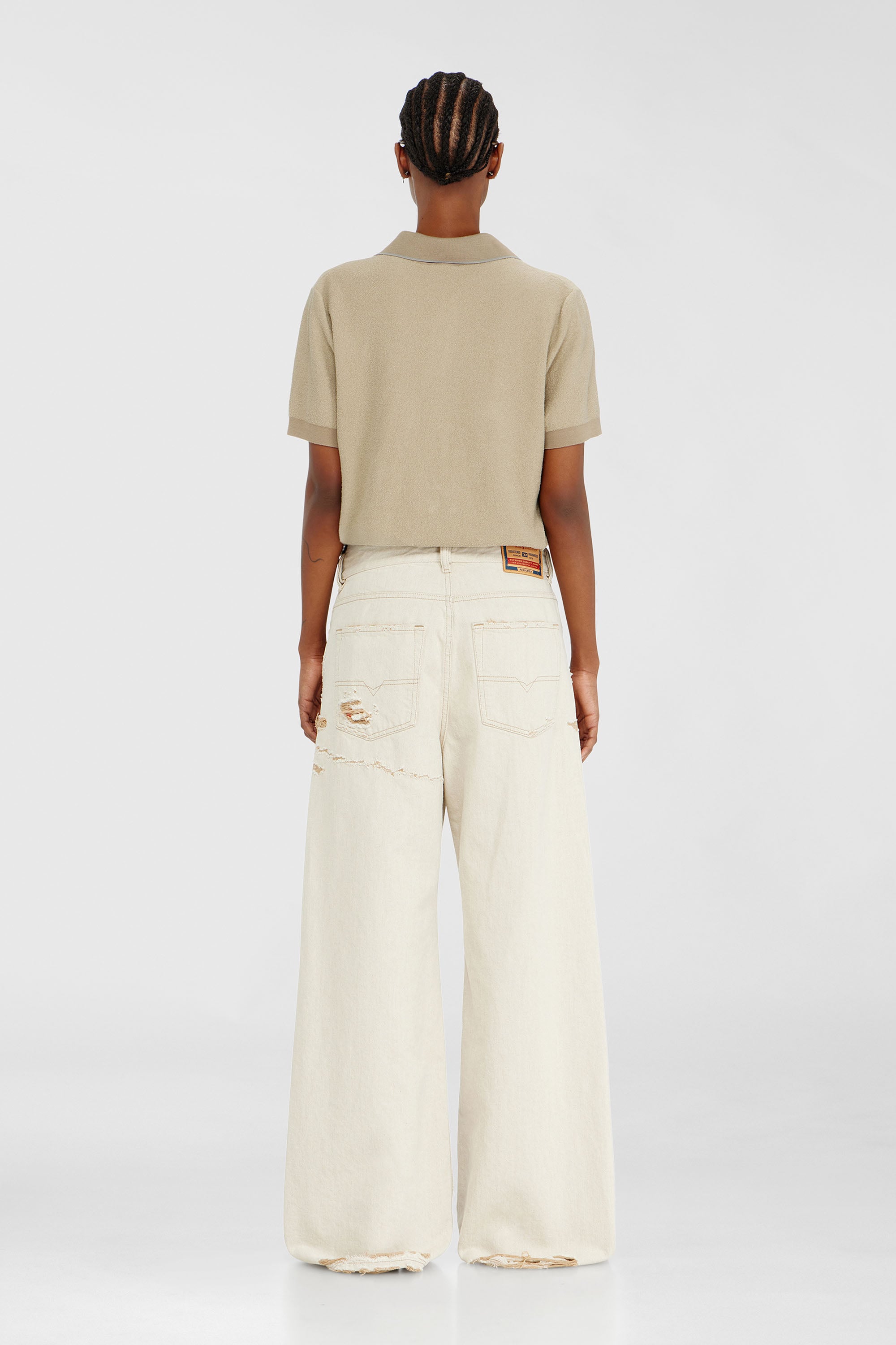 Diesel - Damen Relaxed Jeans 1996 D-Sire 09P89, Beige - 3