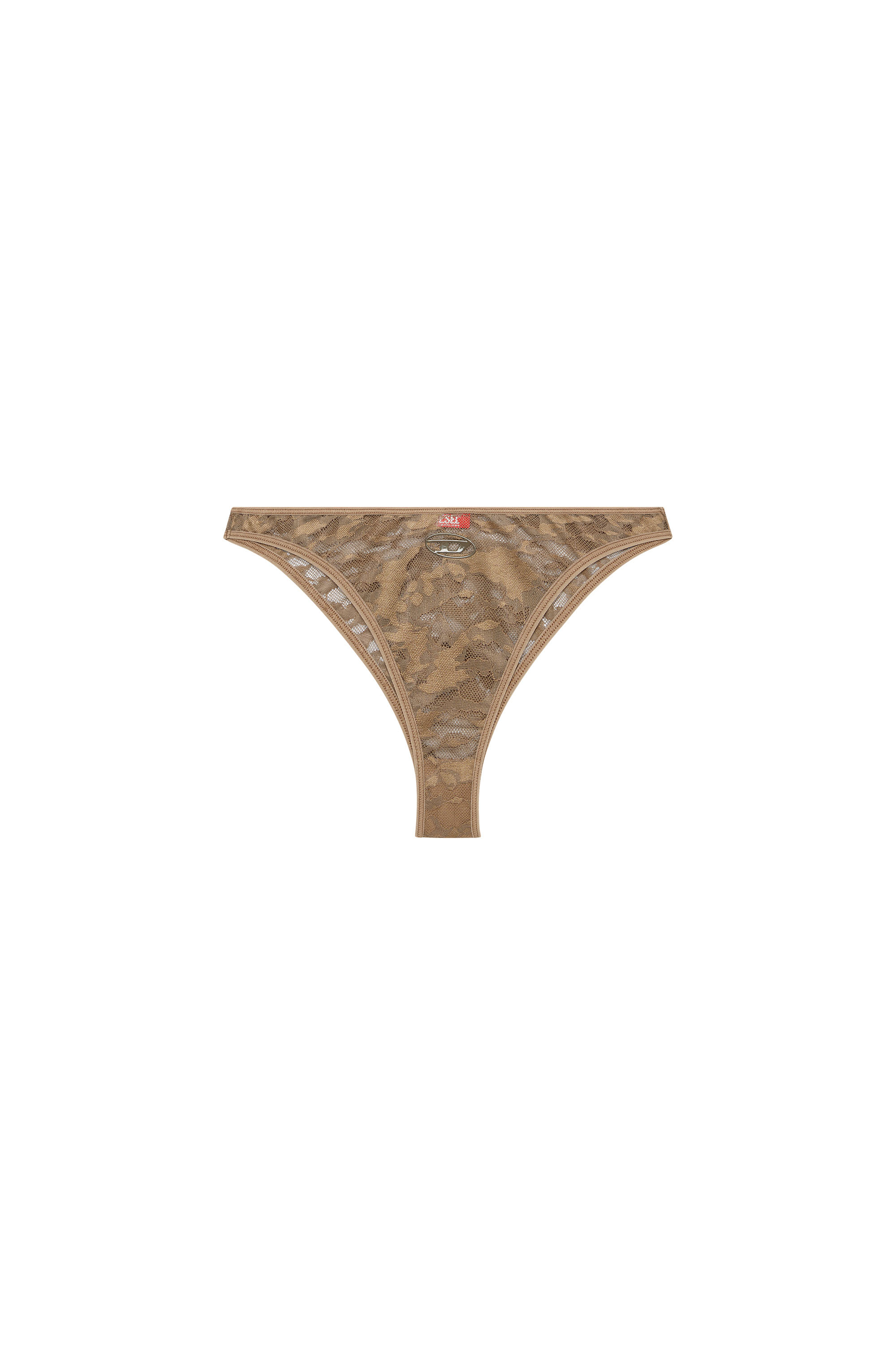 Diesel - PUNCHY-UTLT, Damen Camouflage-Spitzen-Briefs in Braun - 2