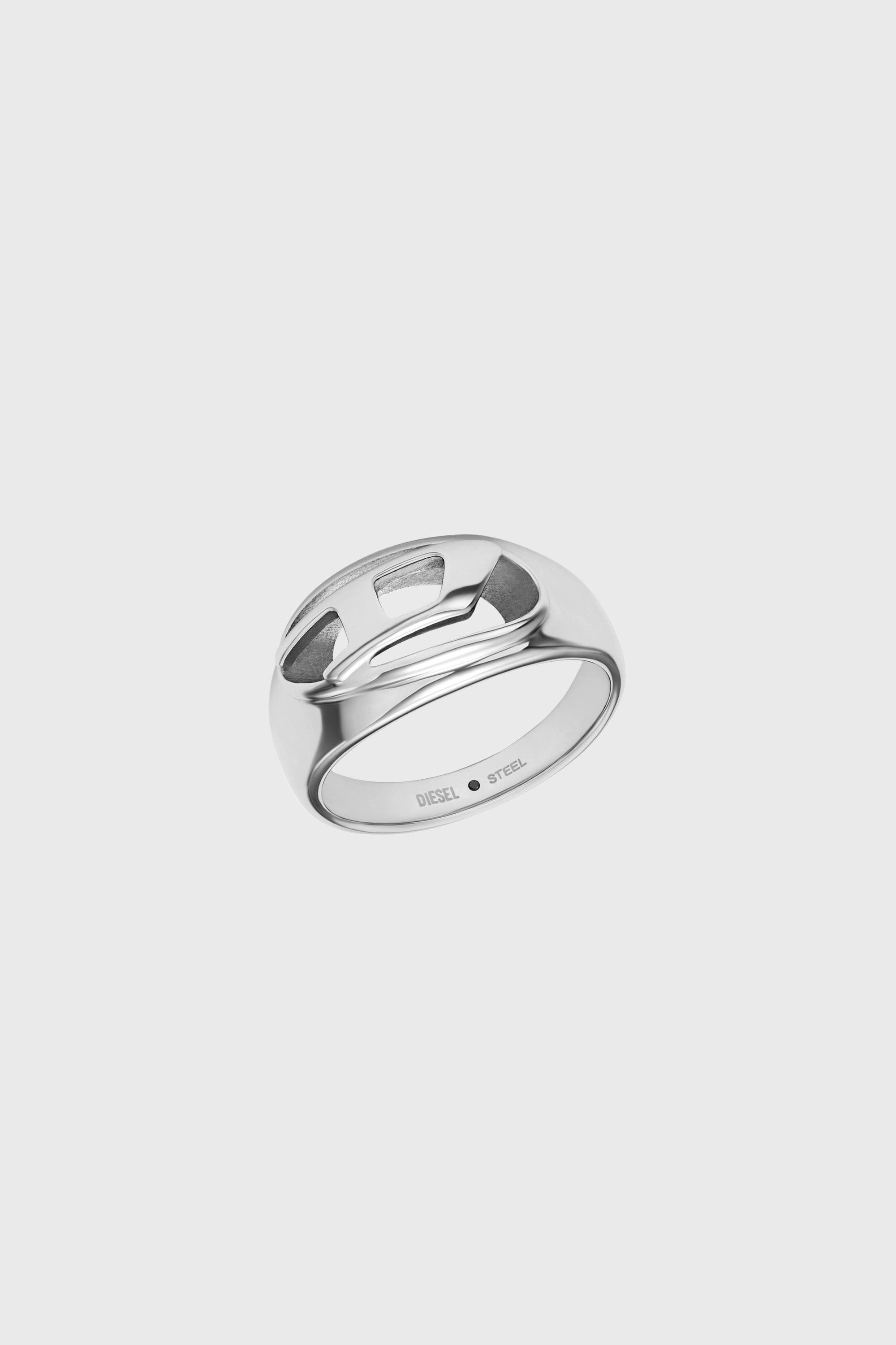 Diesel - DX1715040, Unisex Bandring aus Edelstahl in Silber - 1