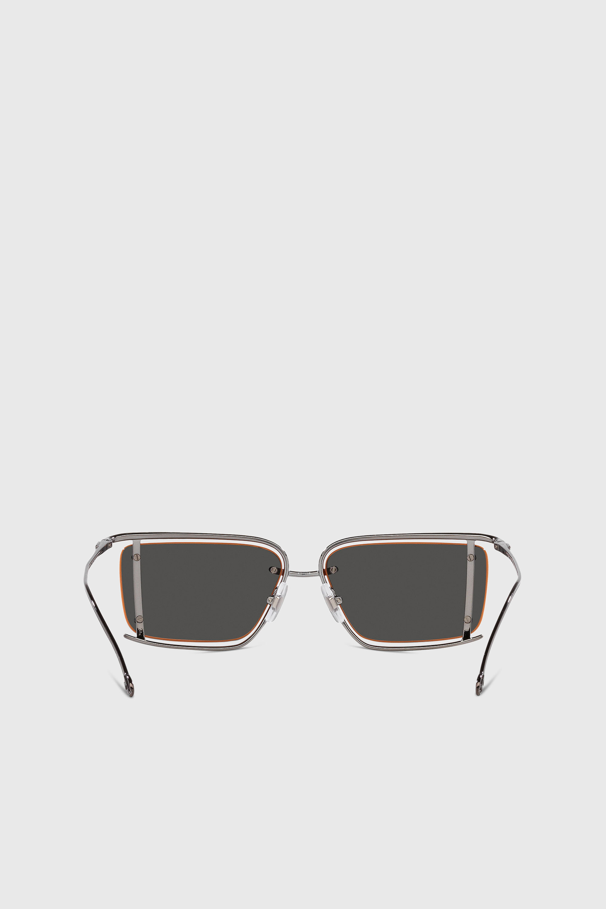 Diesel - 0DL1002, Unisex Rechteckiges Modell Brille in Schwarz - 3