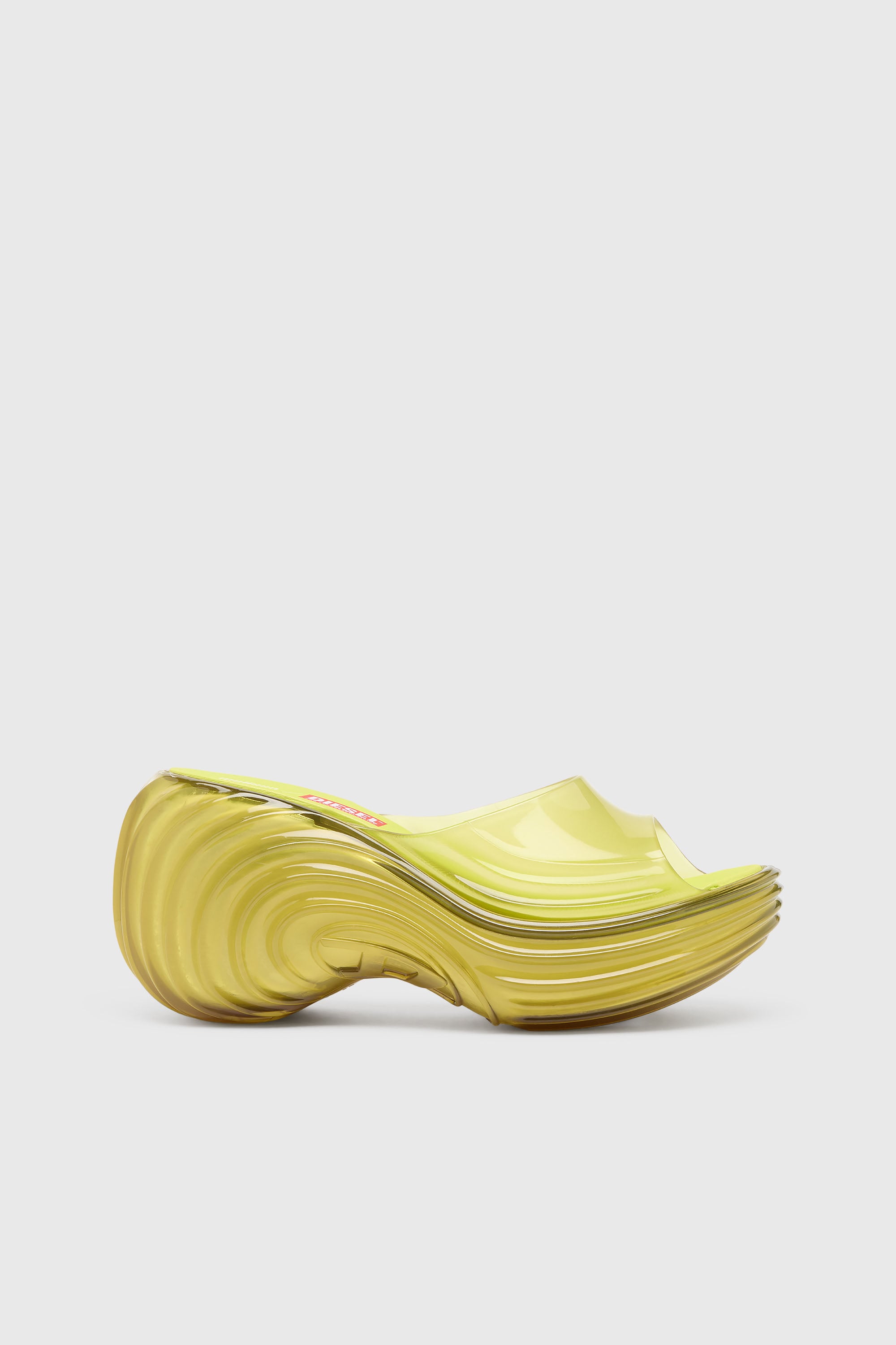 Diesel - MELISSA QUANTUM PLATFORM, Damen Plateau-Pantolette aus Melflex&reg; in Gelb - 2