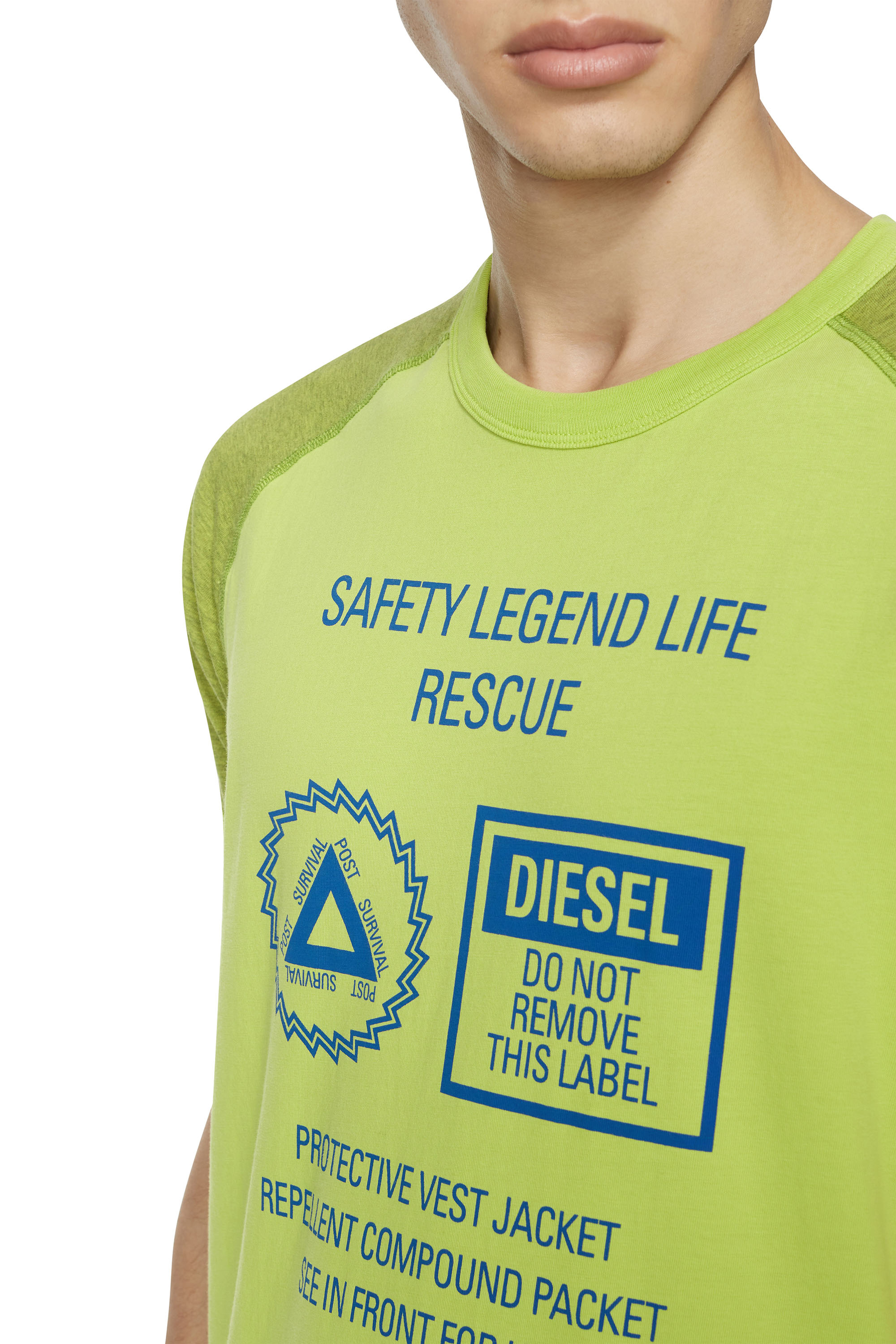 Diesel - T-DIEGLAN, Neongrün - Image 5