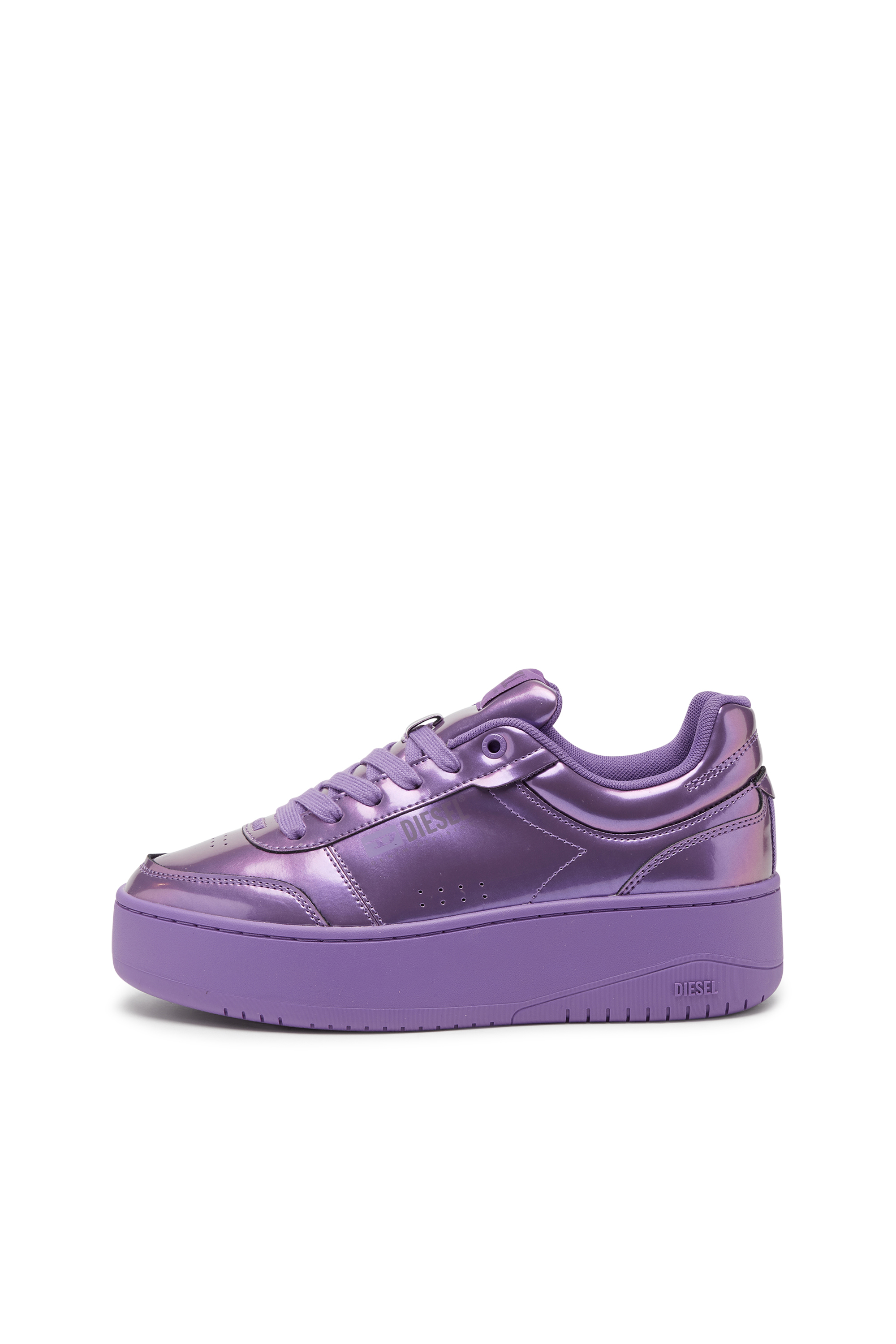 Diesel - S-ATHENE BOLD VTG W, Damen S-Athene-Irisierende Sneakers mit Plateausohle in Violett - 7