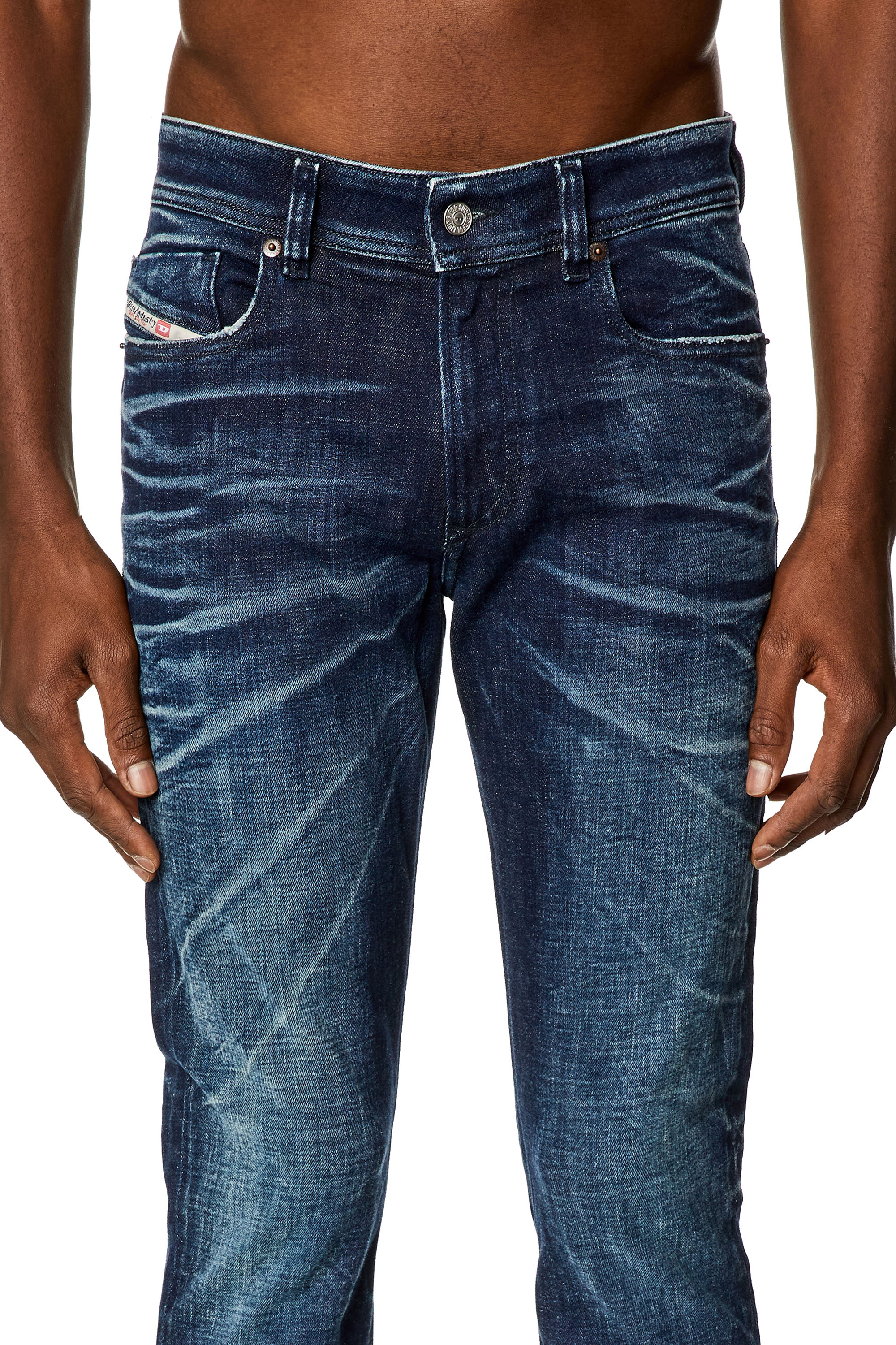Diesel - Skinny Jeans 1979 Sleenker 09G34, Dunkelblau - Image 3