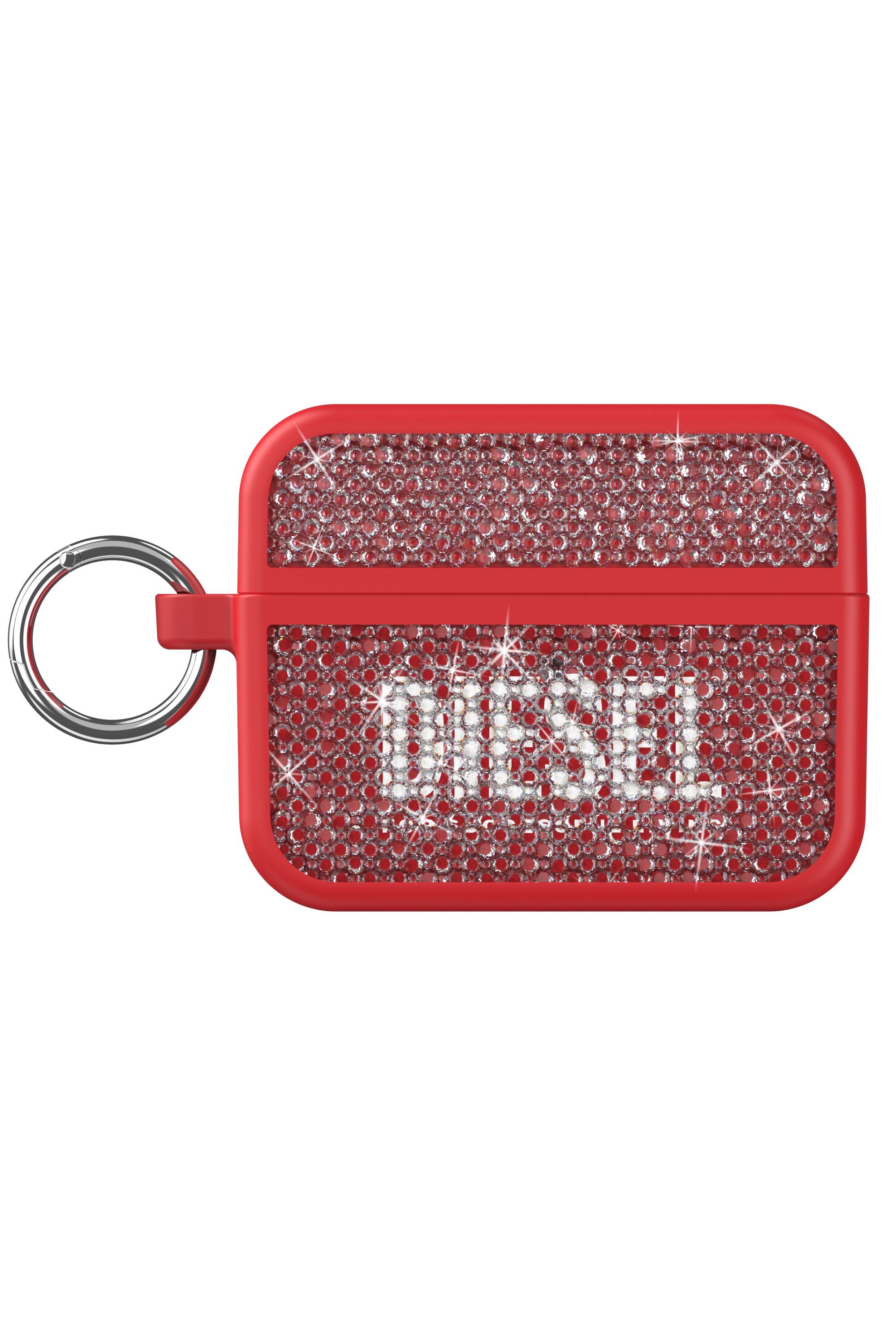 Diesel - 60196 AIRPOD CASE, Unisex Swarovski Crystal Case for Airpods Pro / Pro 2 in Rot - 1