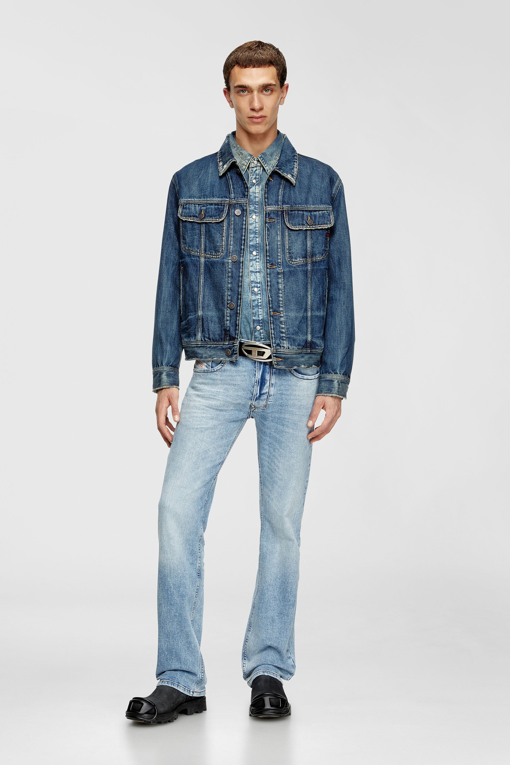 Diesel - Herren Regular Jeans 1985 Larkee 0DBDV, Hellblau - 2