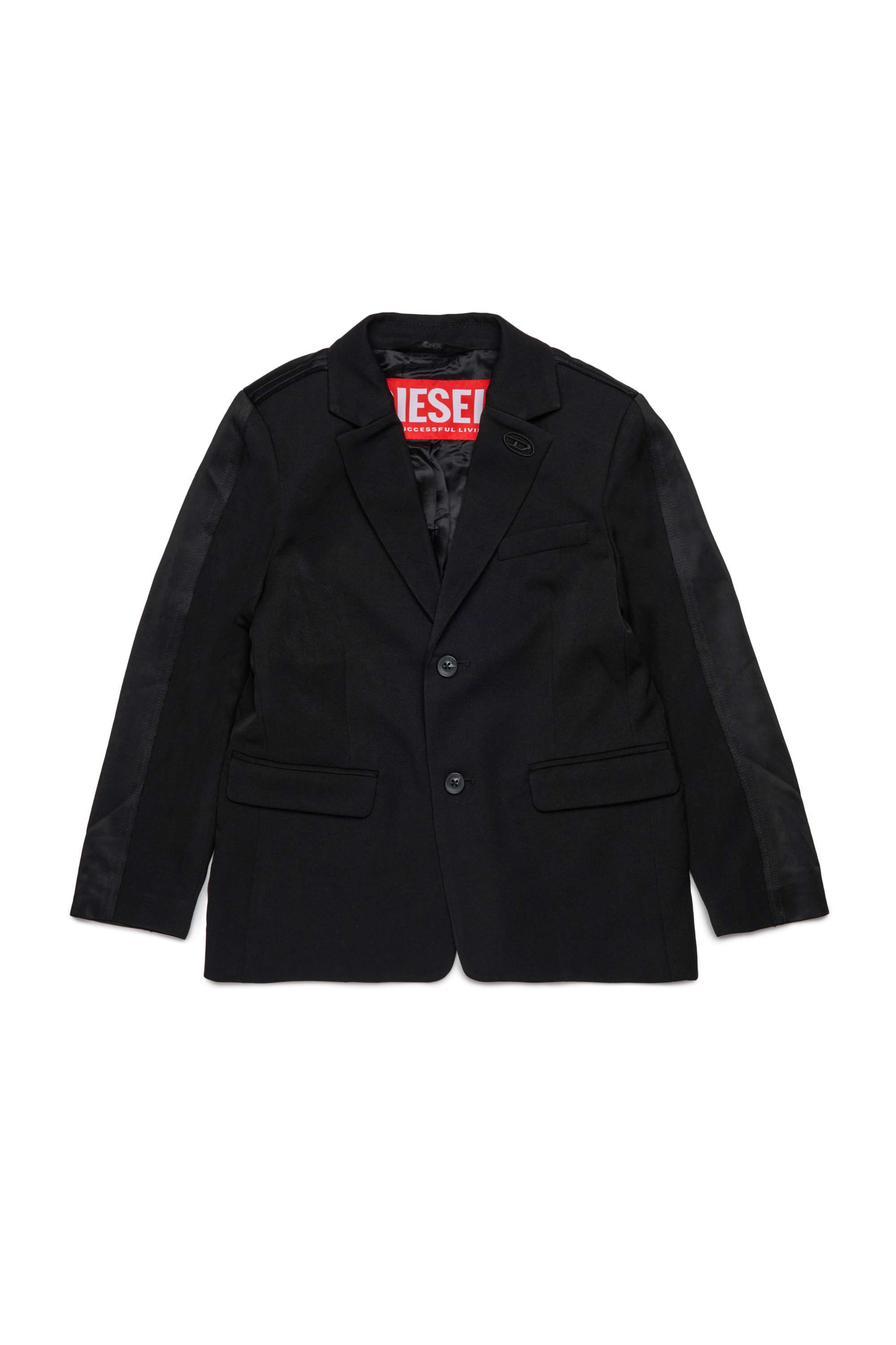 Diesel - JWIRE, Herren Anzugjacke aus Materialmix in Schwarz - 1