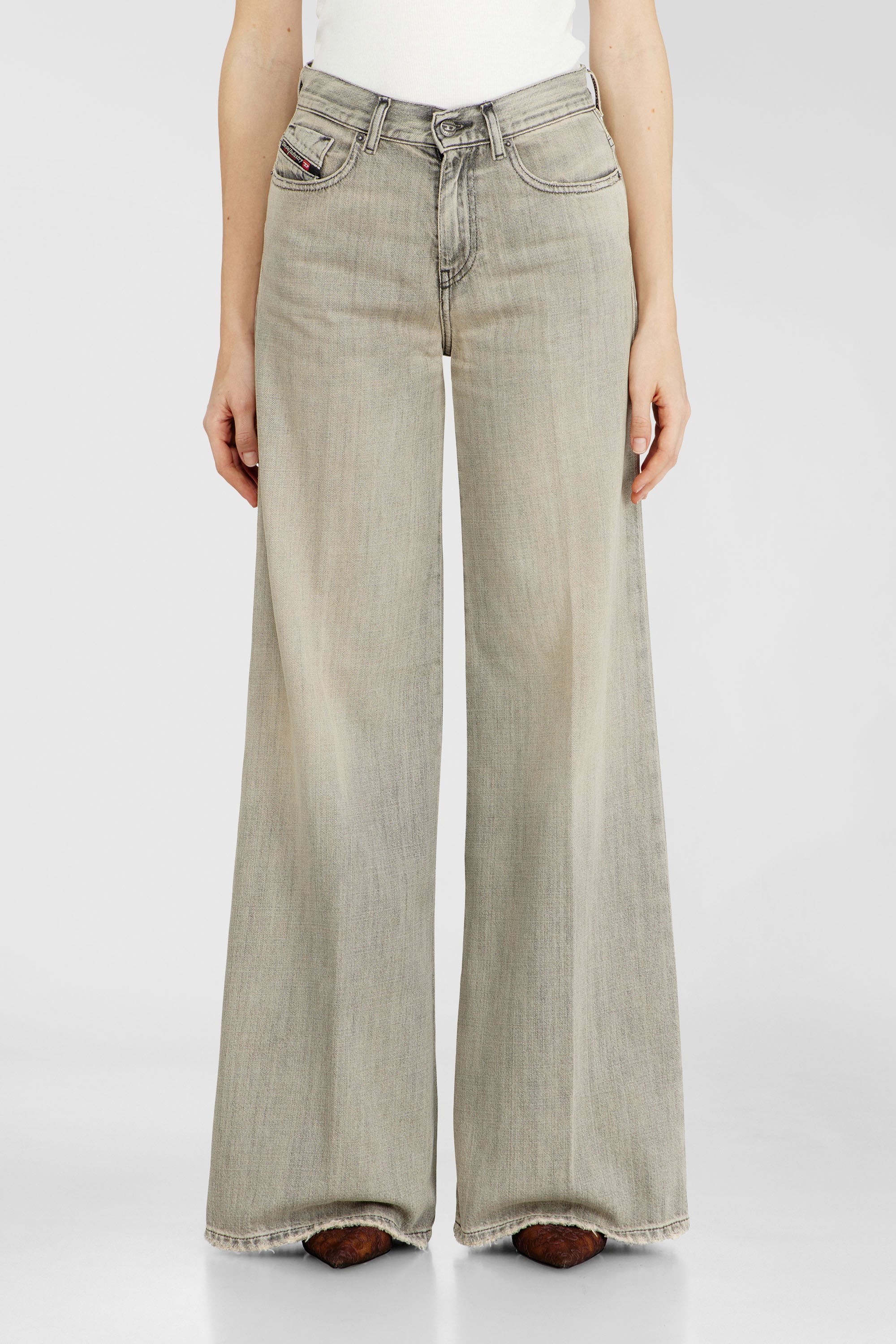 Diesel - Damen Flare Jeans 1978 D-Akemi 068RU, Grau - 1