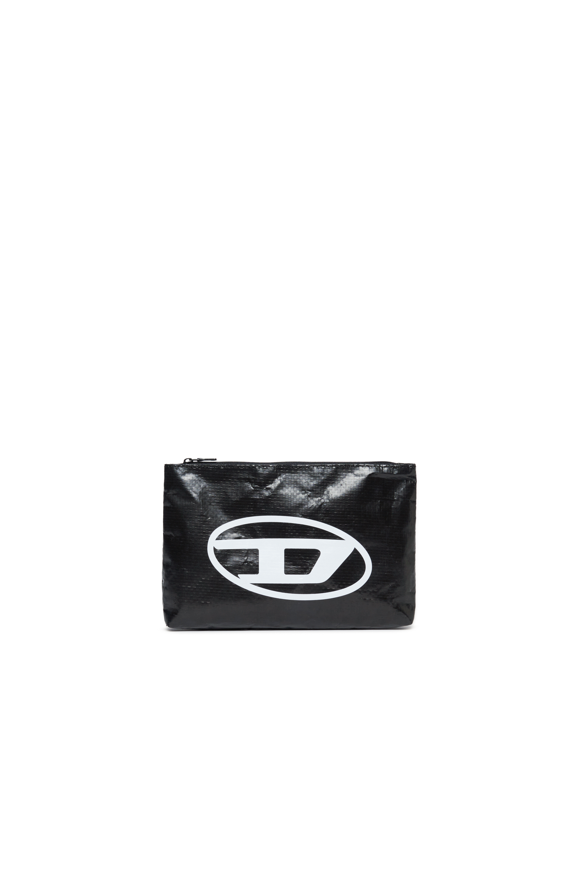 Diesel - WROTE, Damen Strandbeutel mit Oval D-Print in Schwarz - 1