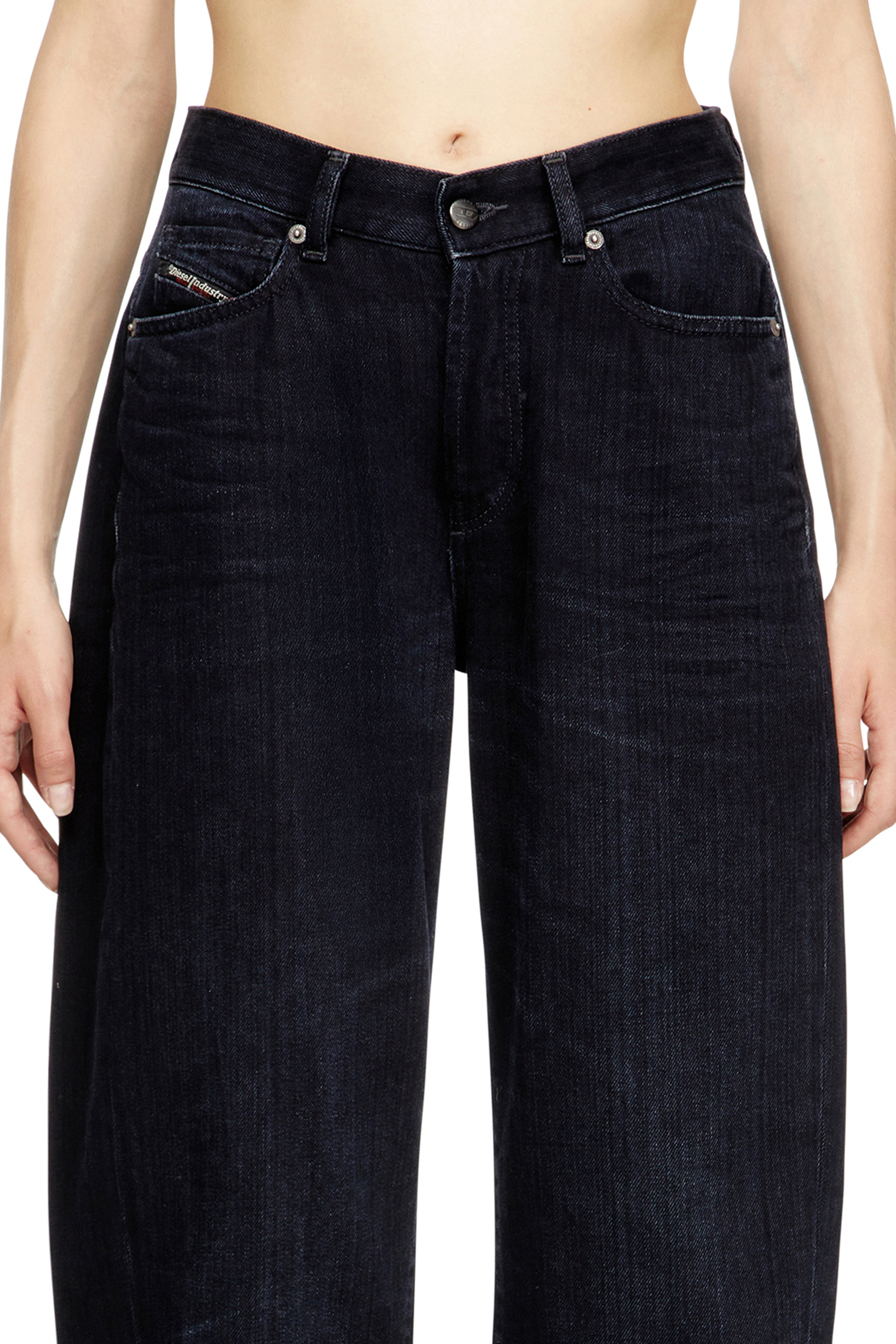 Diesel - Woman's Relaxed Jeans 1974 D-Ellz 09L54, Dark Blue - 4