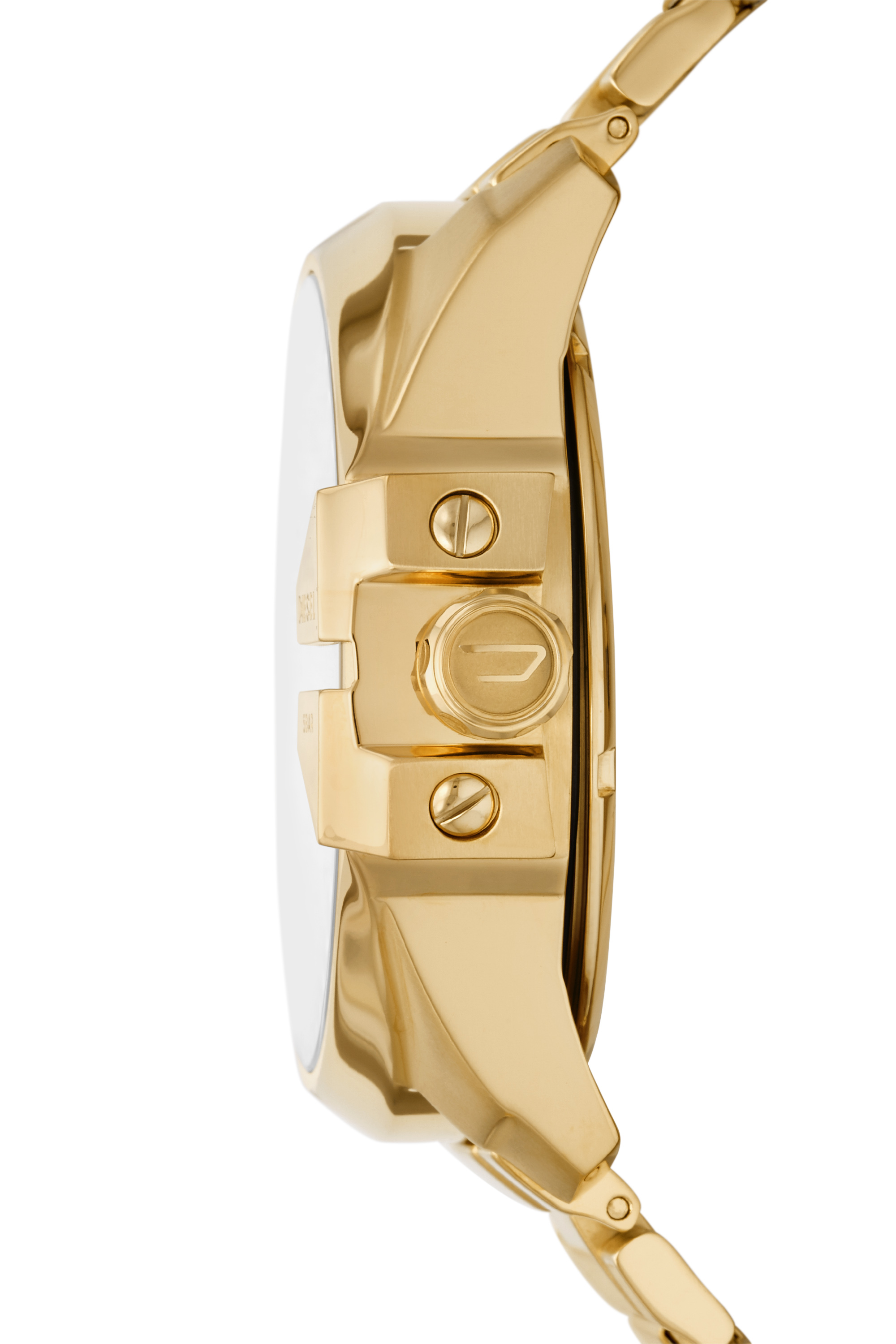 Diesel - DZ7456, Herren Mega Chief Armbanduhr goldfarbenem in Gold - 3