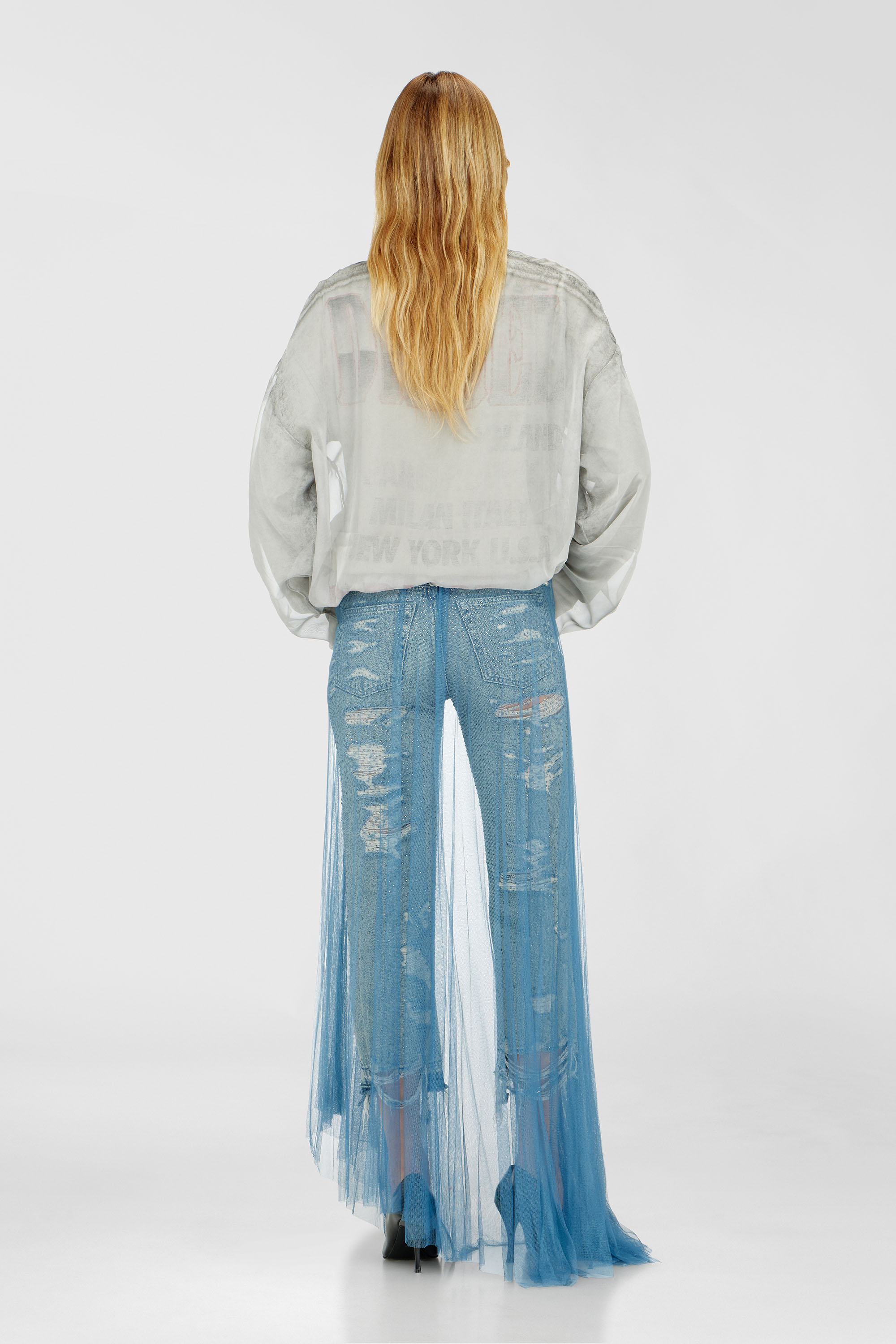 Diesel - Damen Regular Jeans D-Aisi 0DBER, Mittelblau - 3