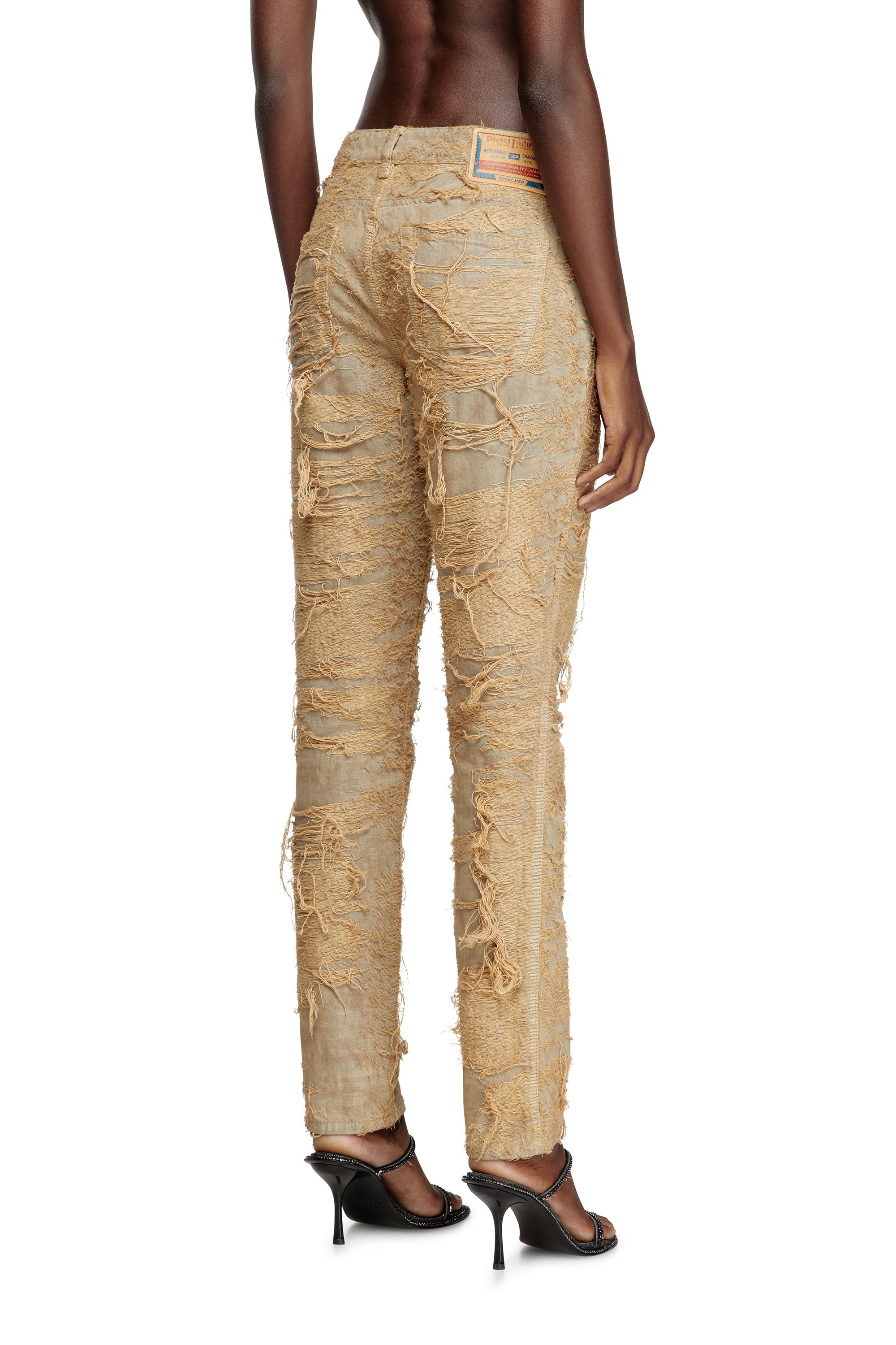 Diesel - Damen Slim Jeans 1992 D-Jiann 007AZ, Beige - 3