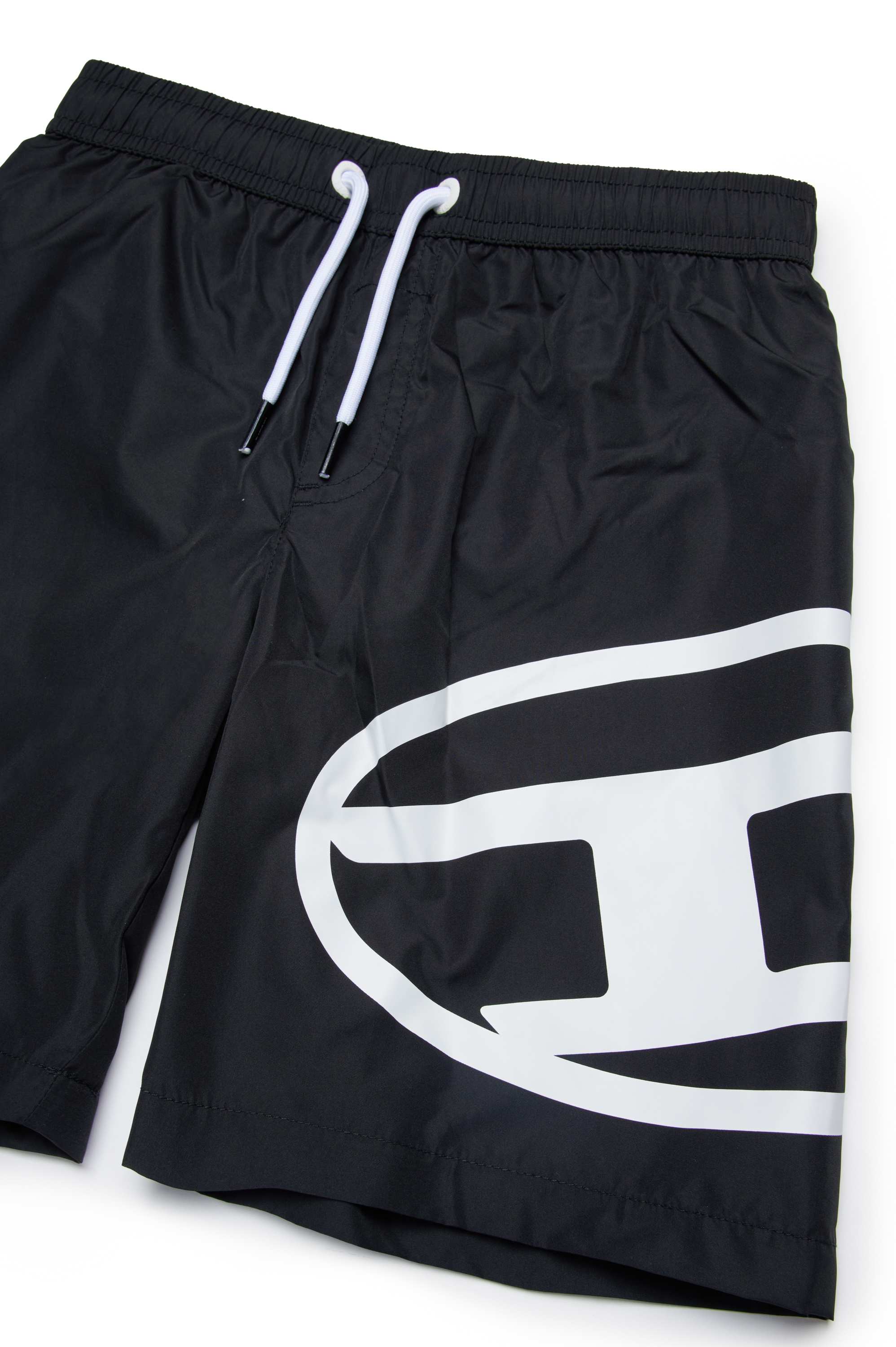Diesel - MRUL, Man Swim shorts with maxi Oval D in Black - Image 3