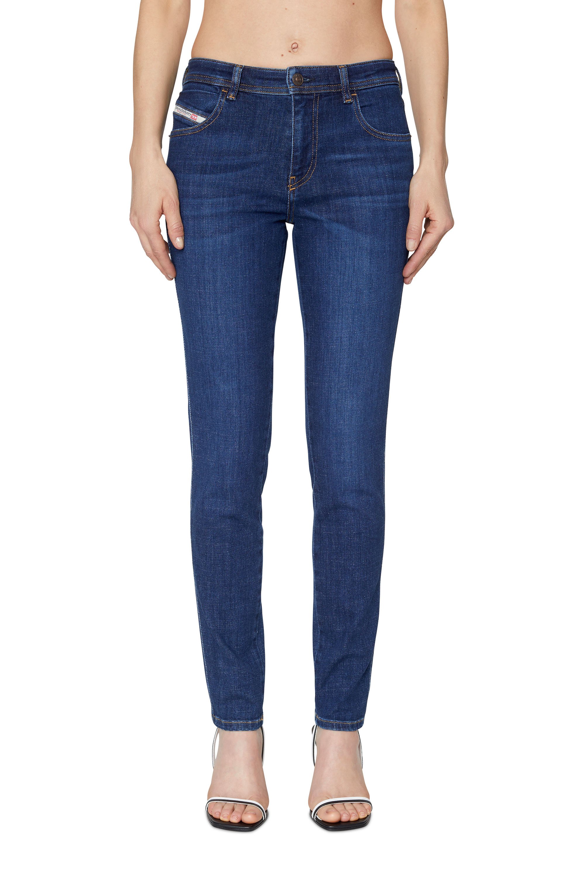 Diesel - Skinny Jeans 2015 Babhila 09C58, Dunkelblau - Image 1