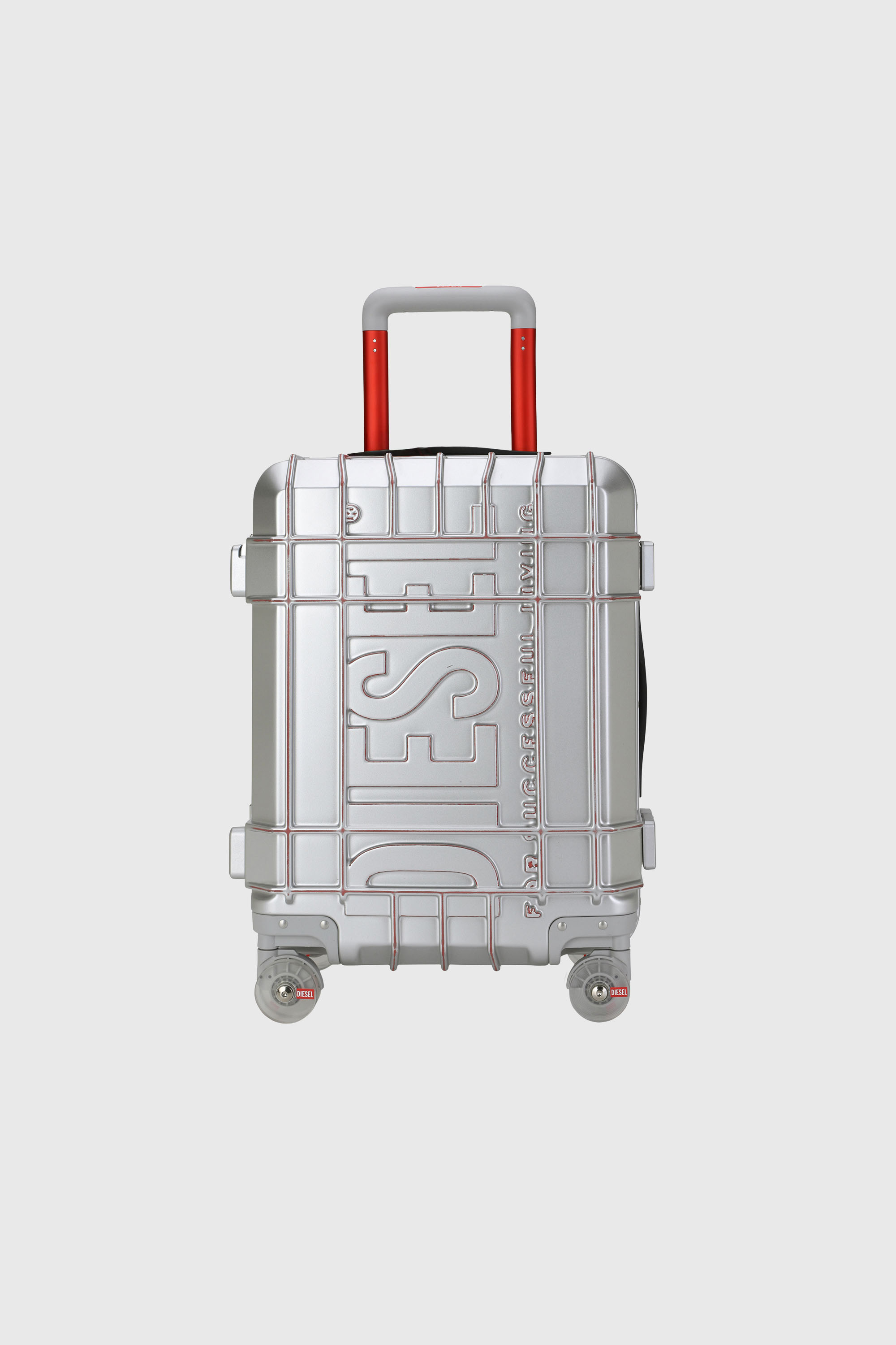 Diesel - DIESEL PC STRONG IMAGE TROLLEY- DSL003, Unisex Robuster Koffer Gr&ouml;&szlig;e S in Silber - 2