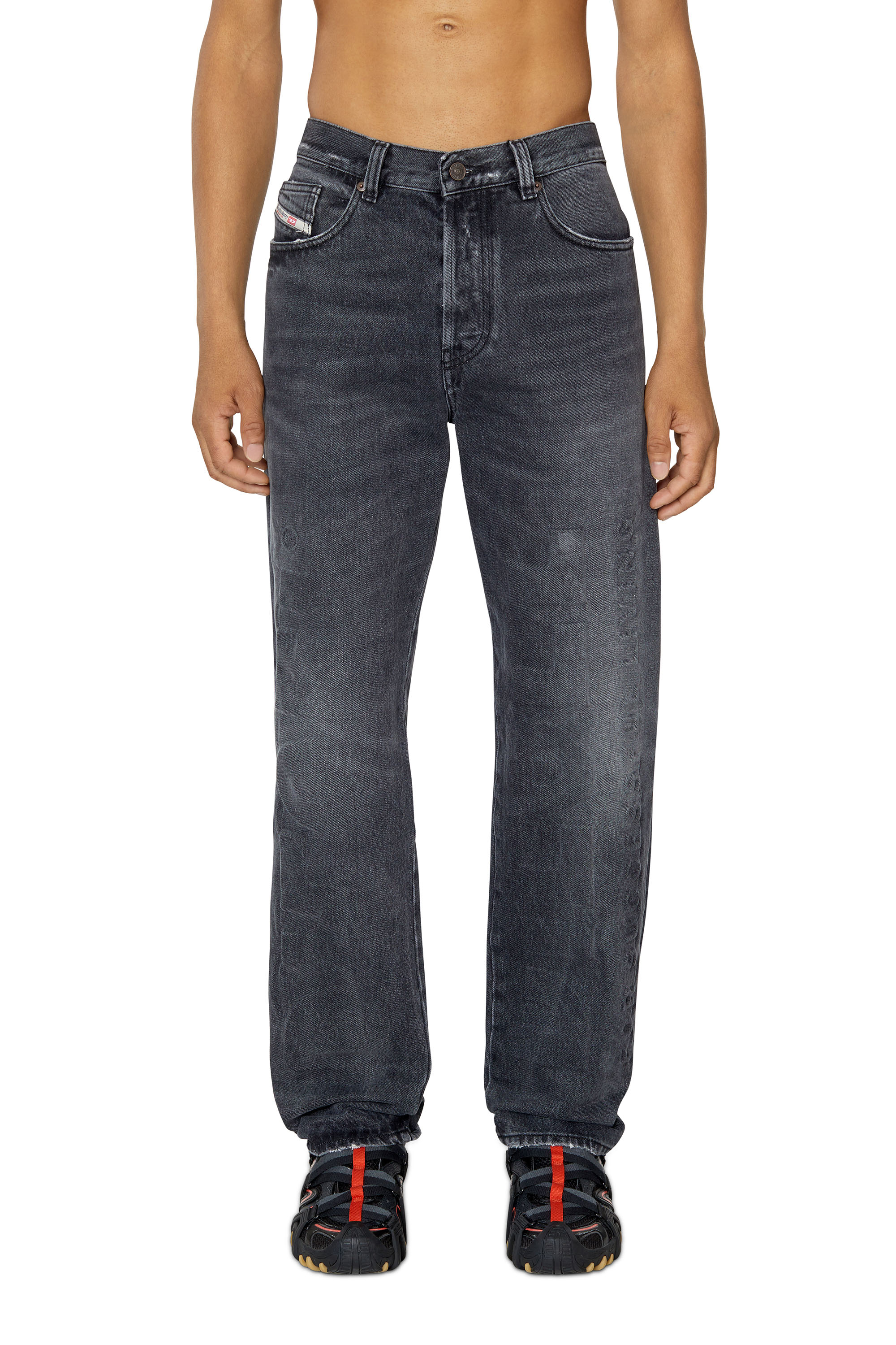 Diesel - 2010 D-Macs 007J5 Straight Jeans, Schwarz/Dunkelgrau - Image 1