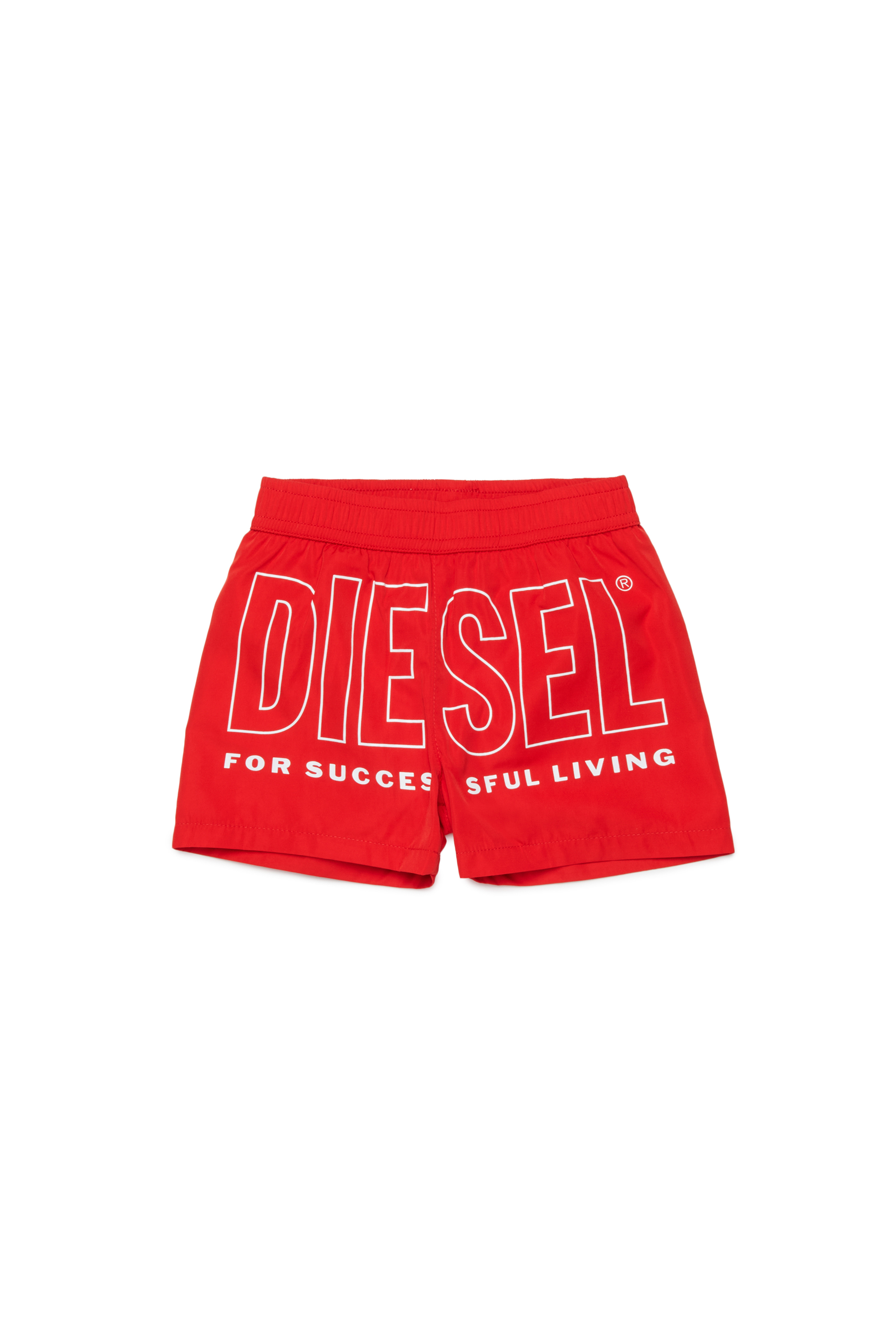 Diesel - MISITB, Herren Badeshorts mit Maxi-Biscotto-Print in Rot - 1