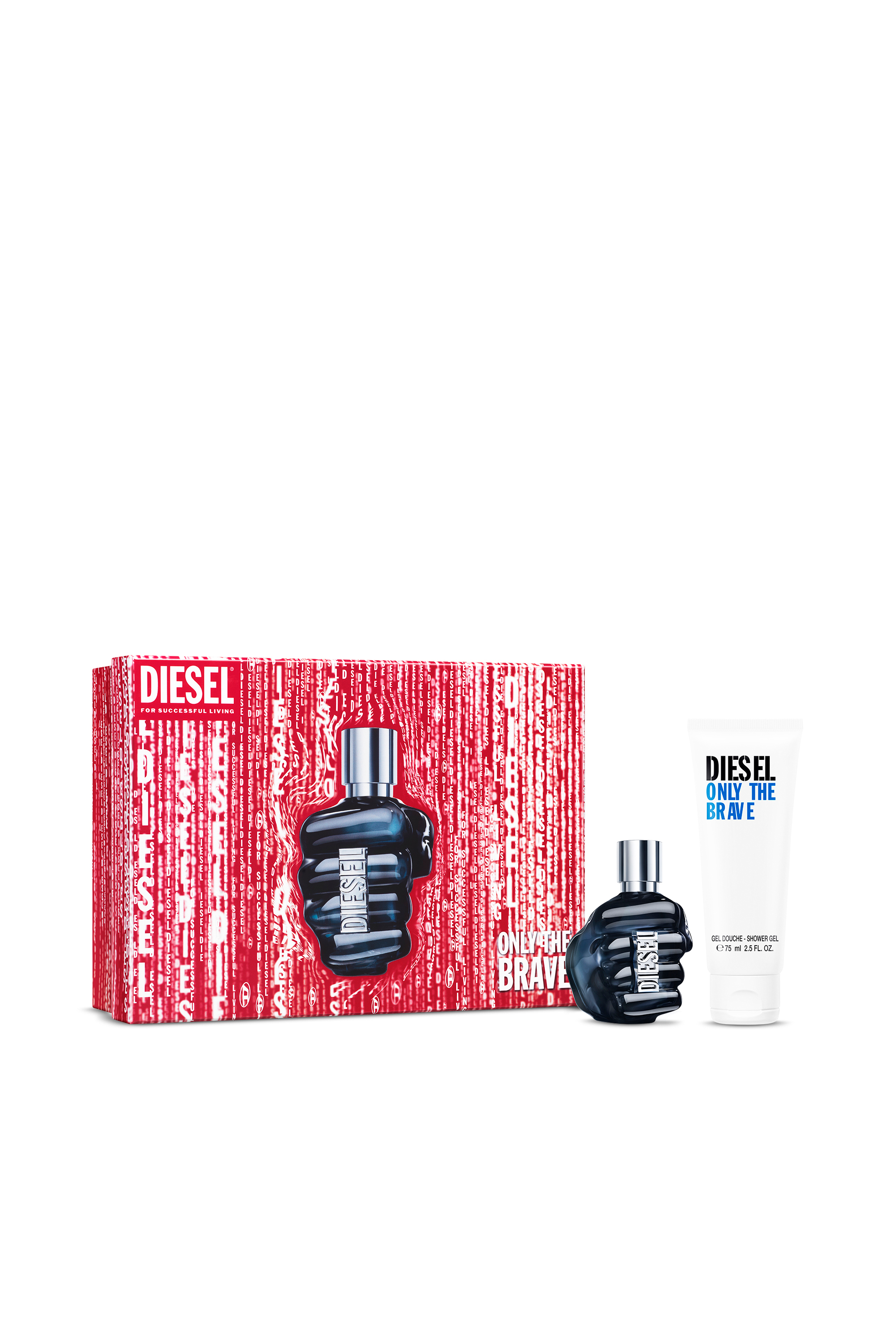 Diesel - DSL OTB SETS EDP V50+SG75 LG113200, Herren Only The Brave Giftset, Eau De Parfum in Blau - 2