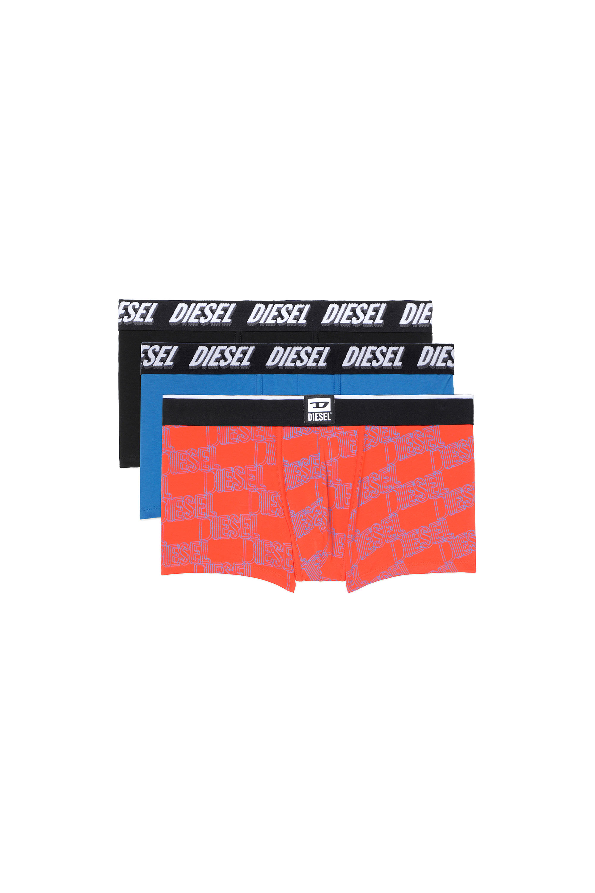 UMBX-DAMIENTHREEPACK, Blau/Orange - Boxershorts
