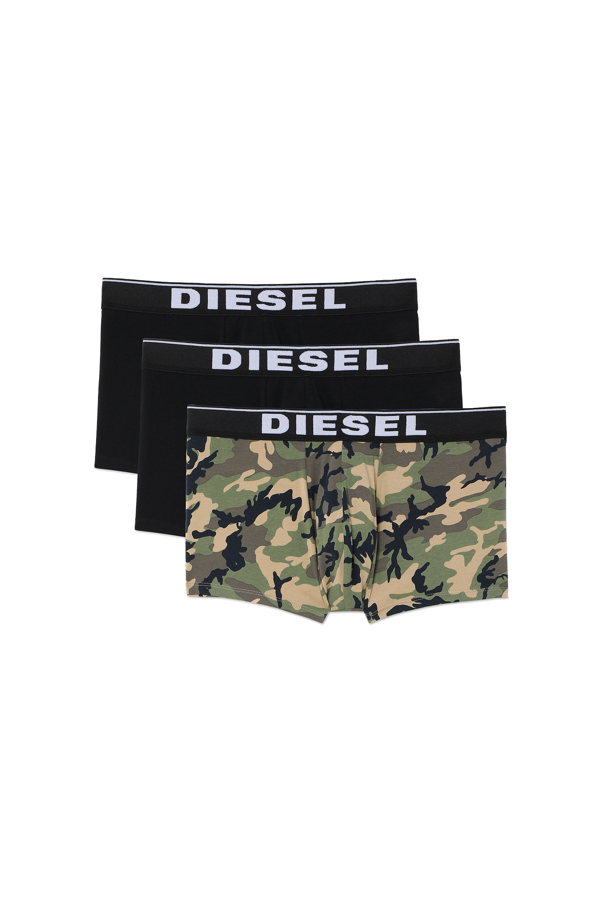 UMBX-DAMIENTHREEPACK, Schwarz/Grün - Boxershorts