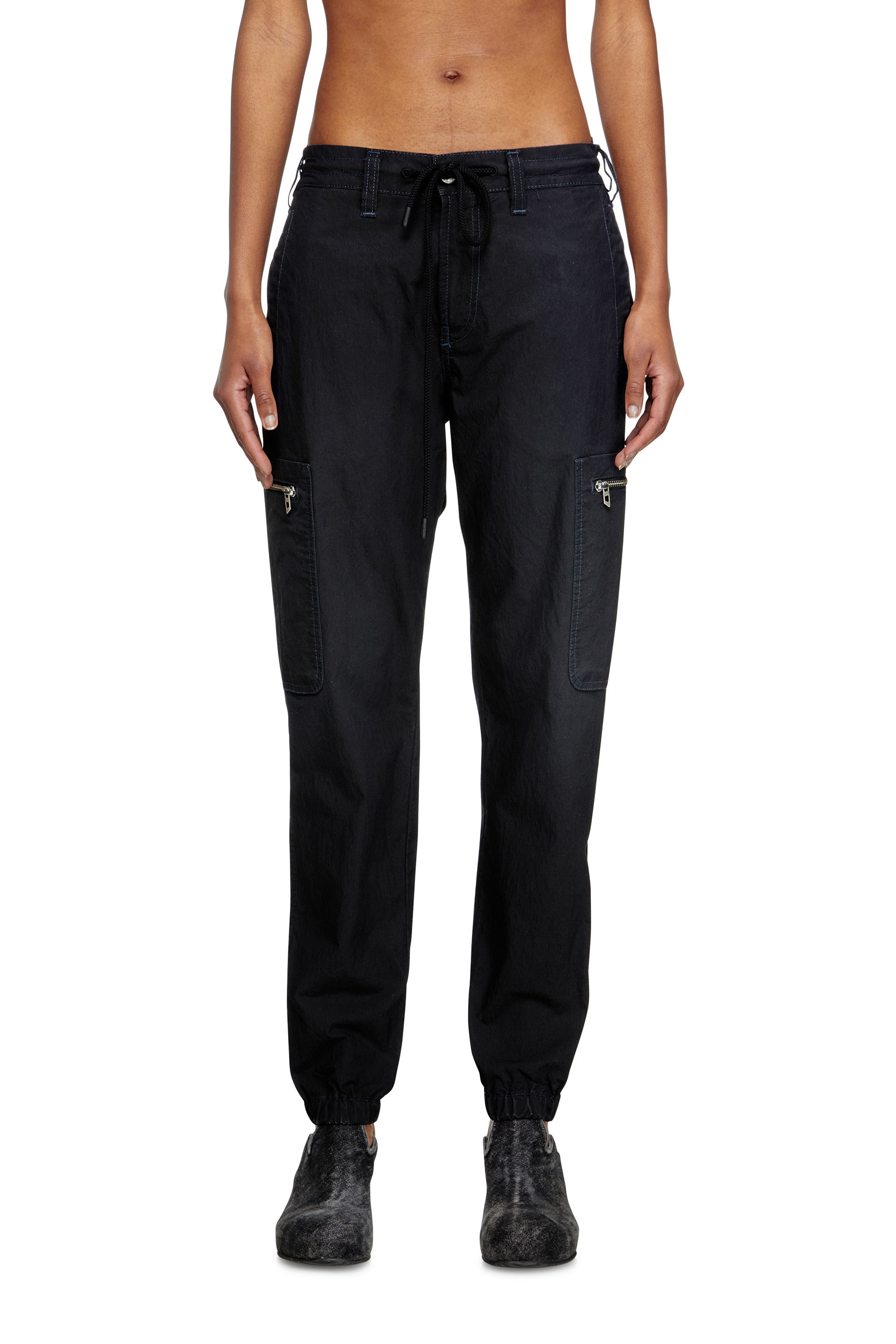 Diesel - Unisex Slim D-Lab JoggJeans® 068SJ, Schwarz/Dunkelgrau - 1