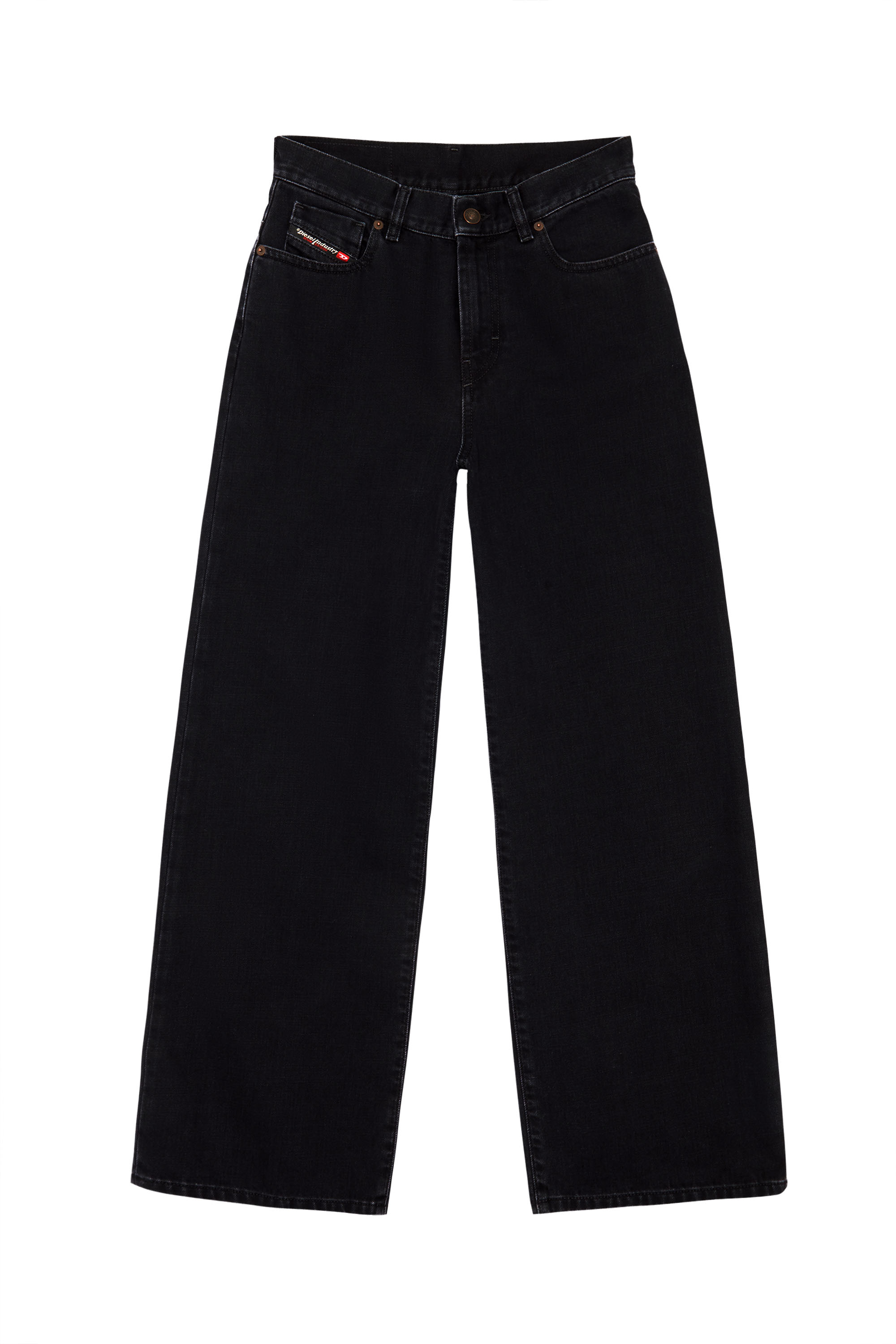 Diesel - Bootcut and Flare Jeans 2000 Widee Z09RL, Woman's Bootcut and Flare Jeans - 2000 Widee in Black/Dark grey - 2
