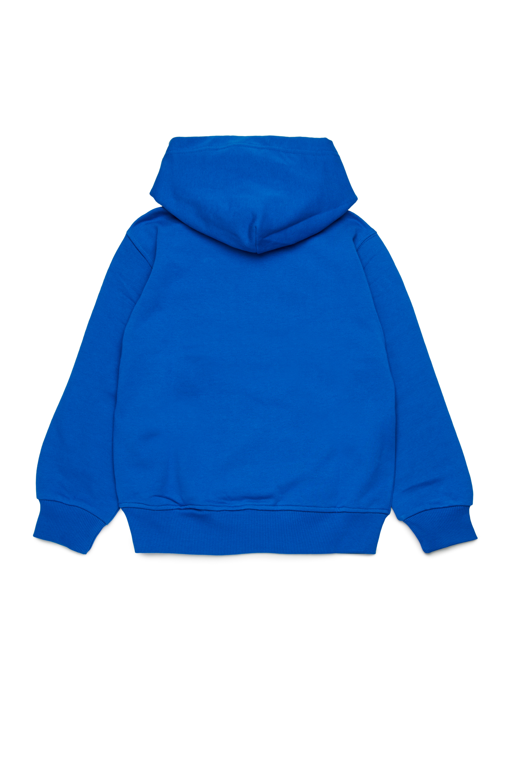 Diesel - SGINNHOODL5 OVER, Herren Hoodie mit verschmiertem Logo in Blau - 2