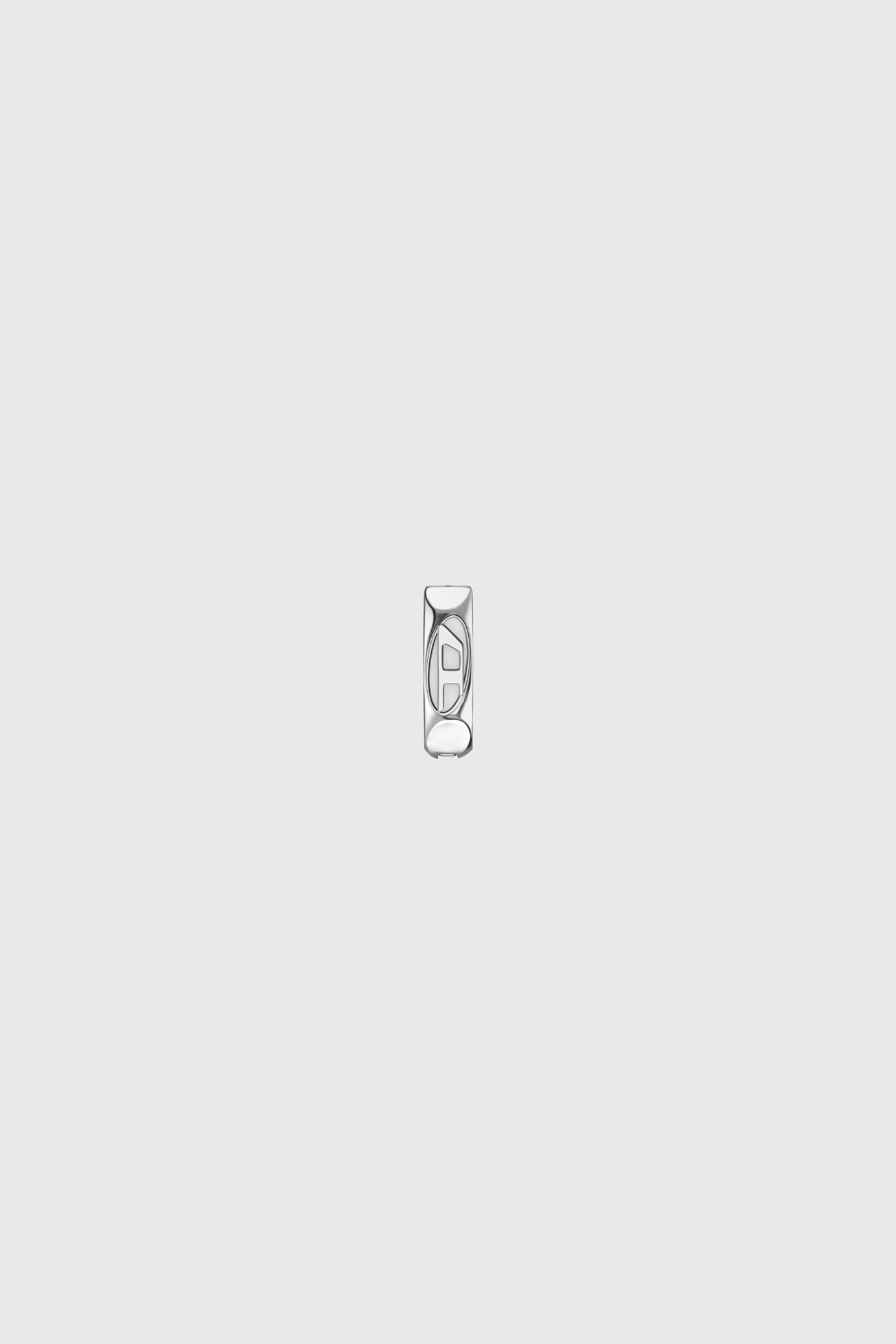 Diesel - DX1692040 JEWELLERY, Unisex Einzelner Creolen-Ohrring aus Edelstahl in Silber - 1
