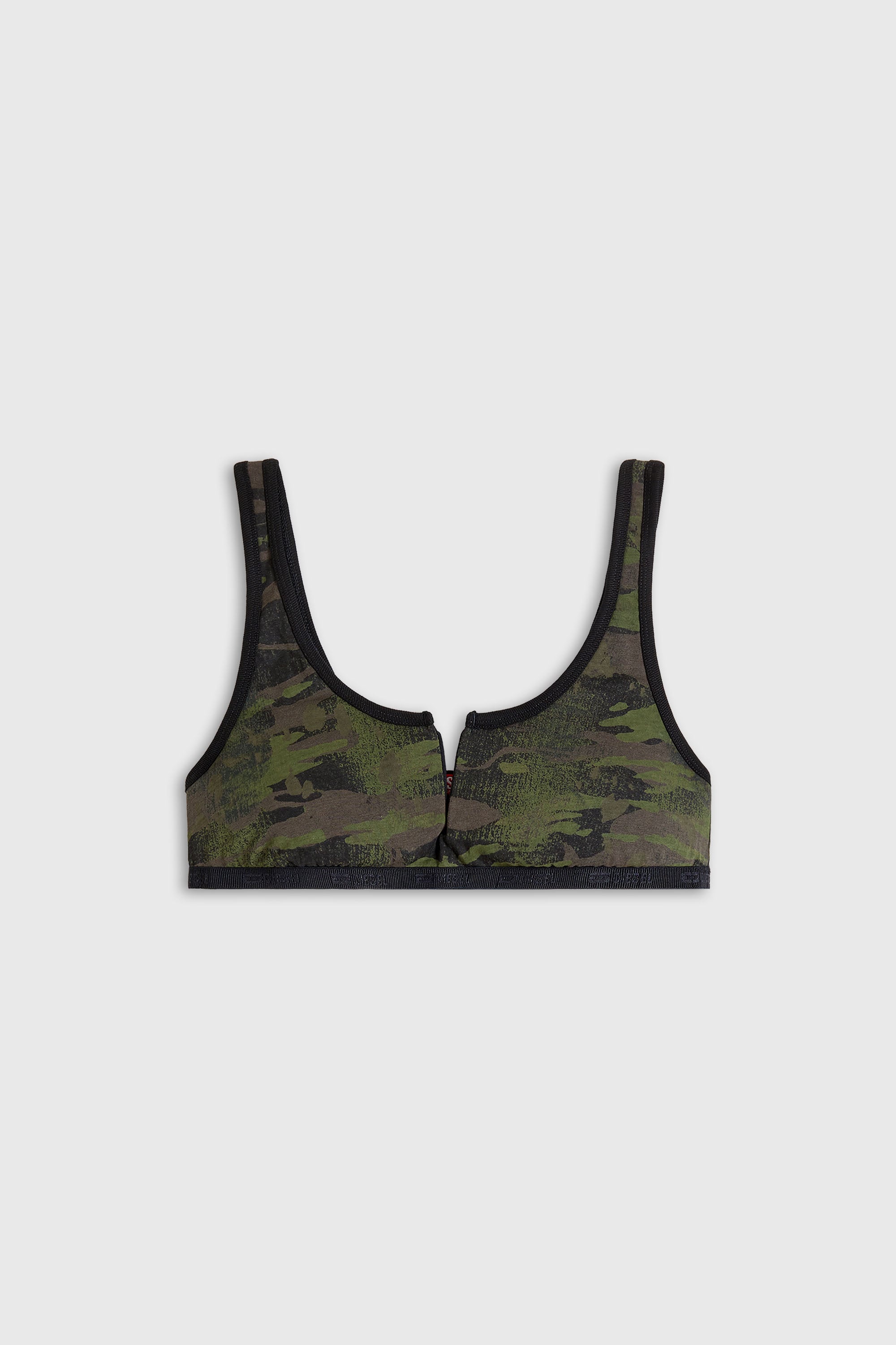 Diesel - ARY-UTLT, Damen Bralette mit camo-print in Armeegr&uuml;n - 2