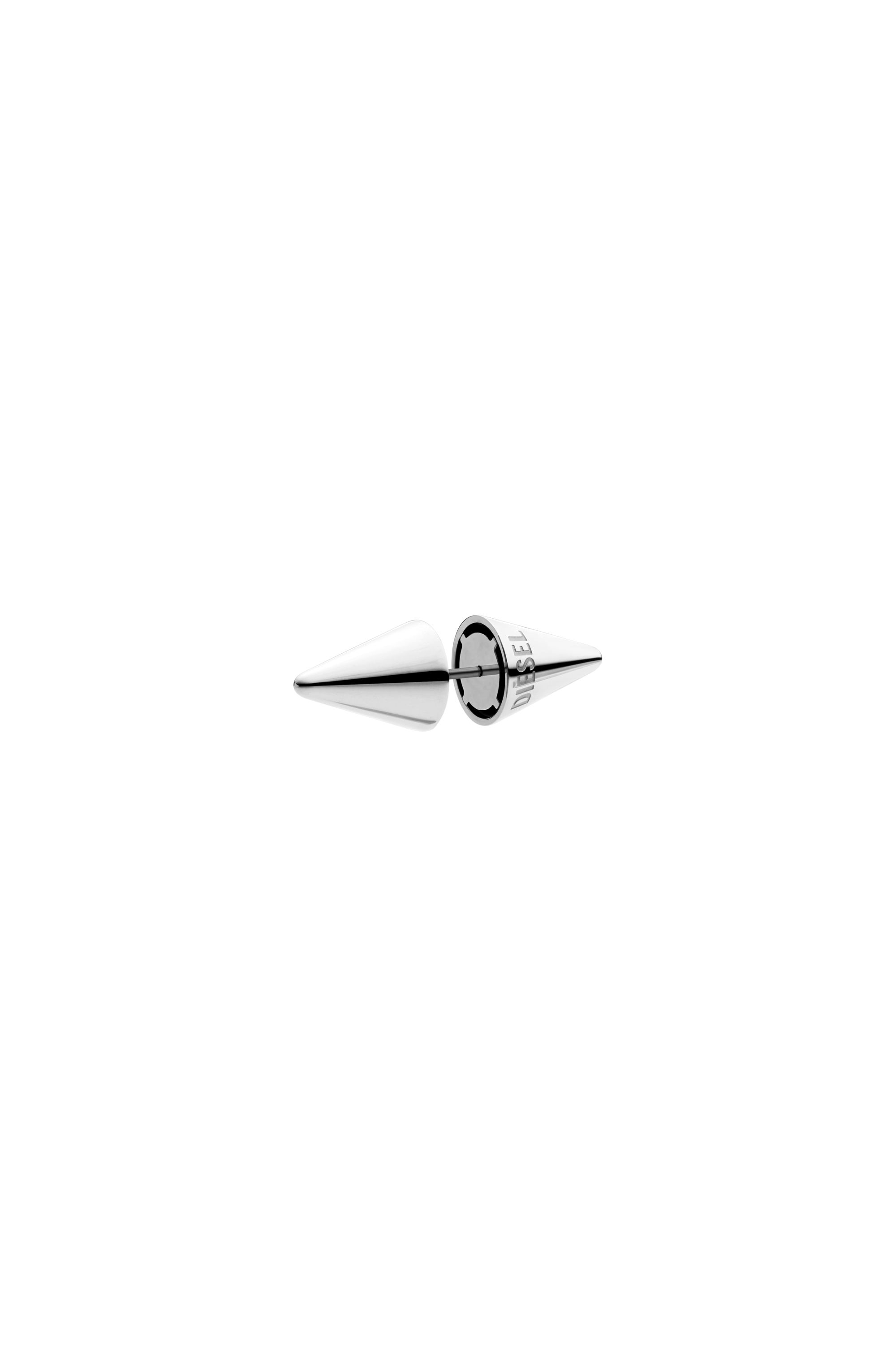 Diesel - DX1640040 JEWELLERY, Unisex Ohrring mit Edelstahlspike in Silber - 1