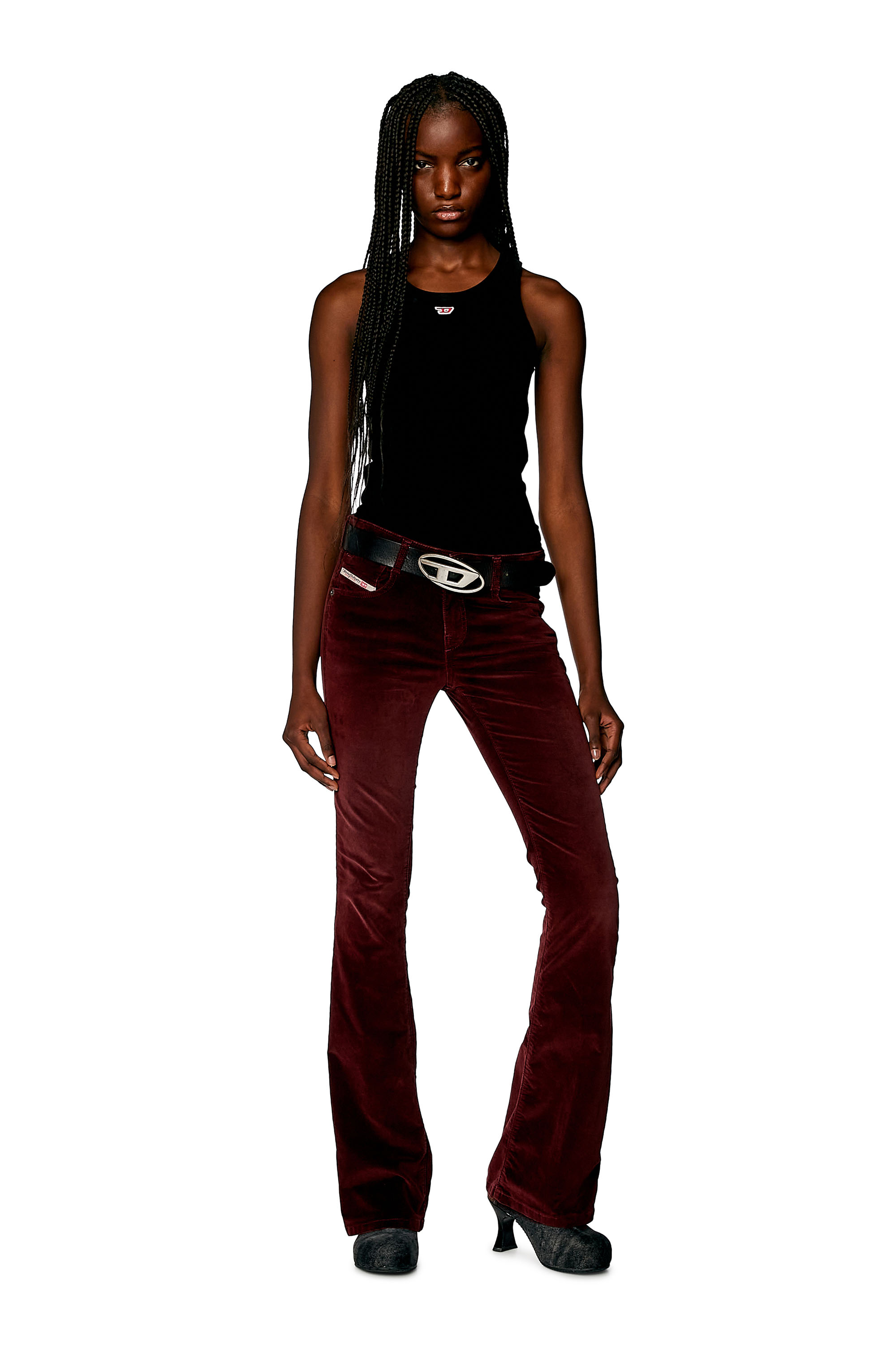 Diesel - Bootcut and Flare Jeans 1969 D-Ebbey 003HL, Rot - Image 1