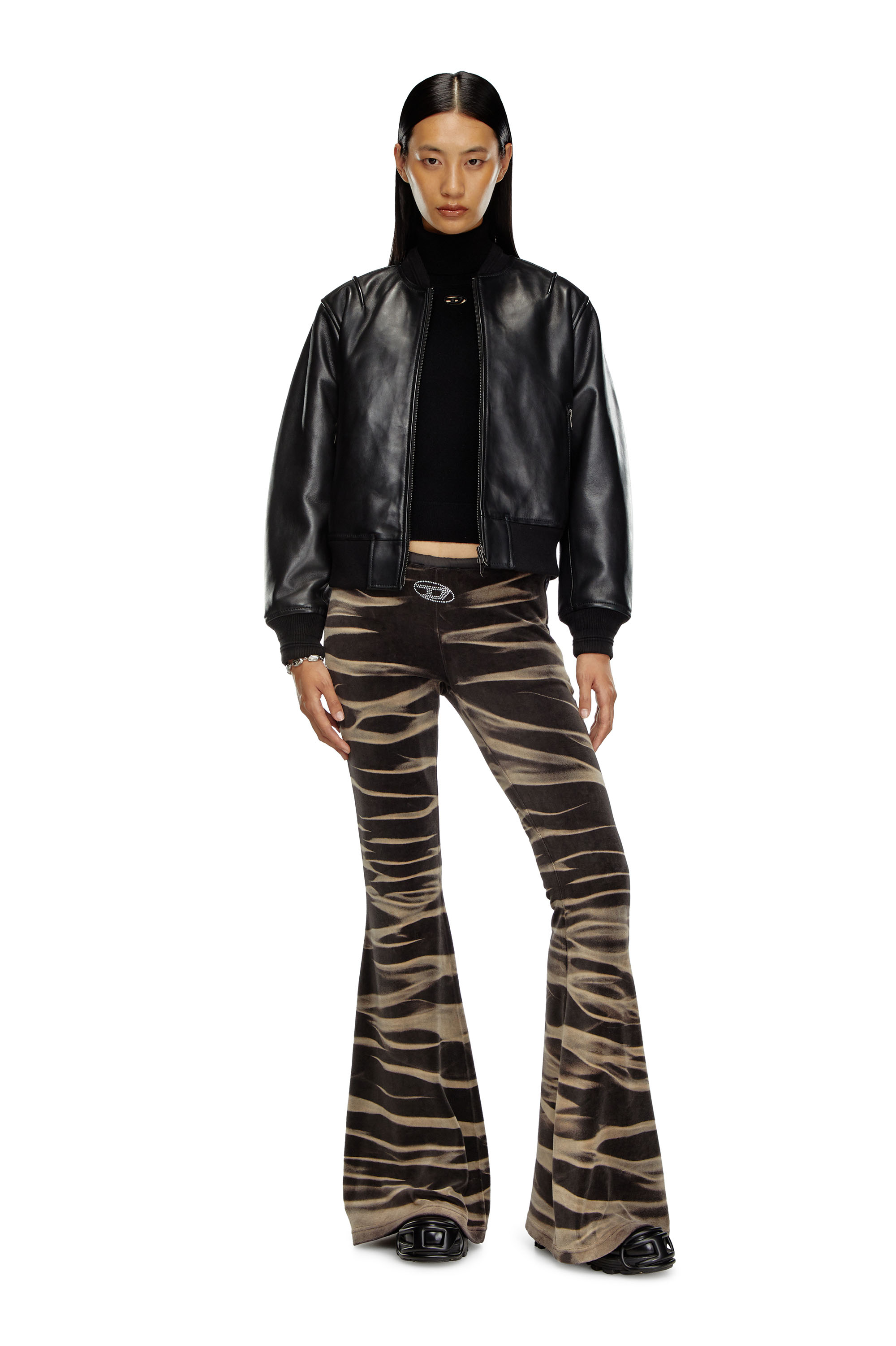 Diesel - M-AREESAX-TN, Damen Rollkragenpullover aus Wolle und Kaschmir in Schwarz - 1