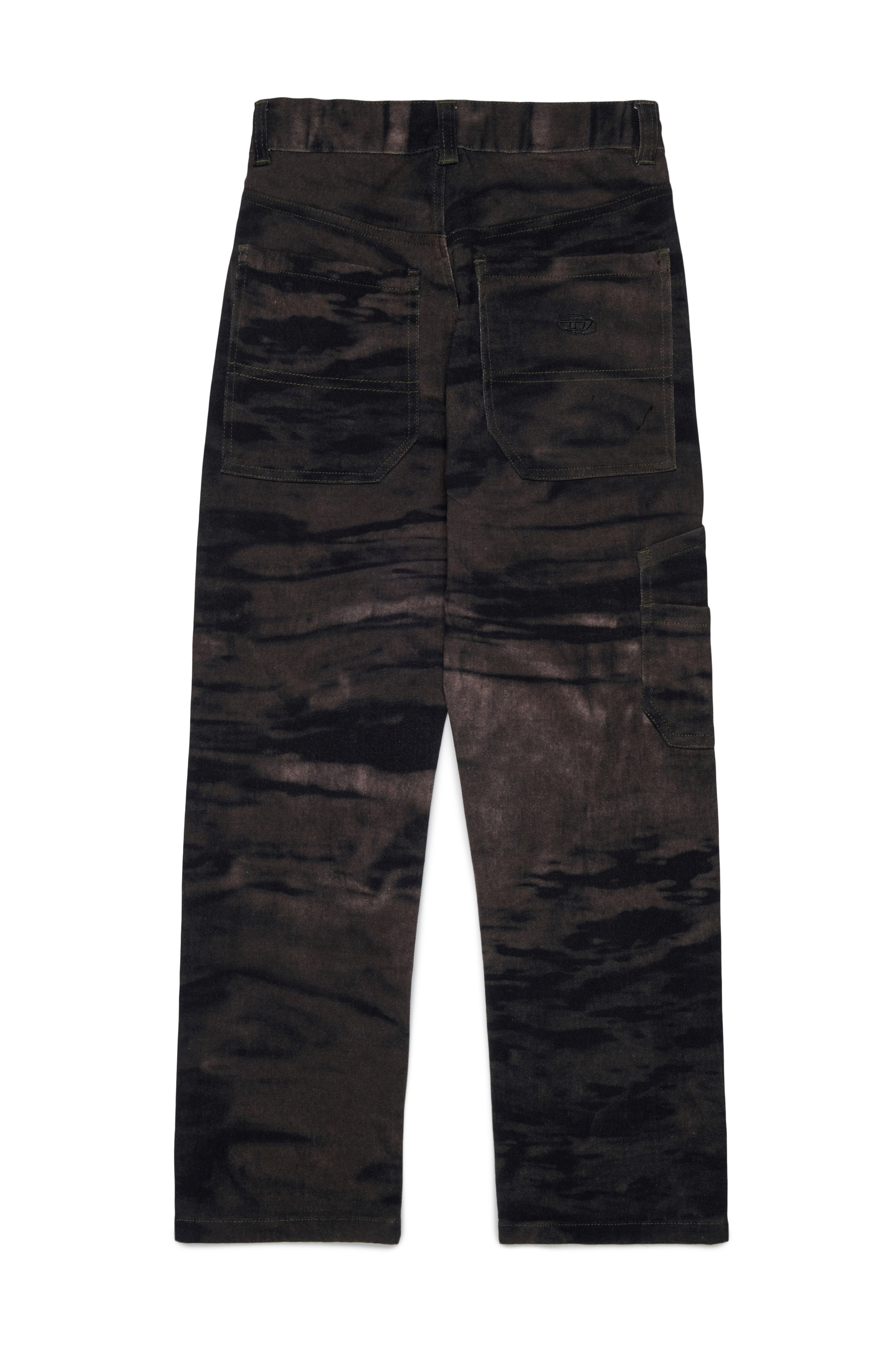 Diesel - PJAKE, Herren Baumwollhose aus stretch-baumwolle mit used-effekt in Gr&uuml;n - 2