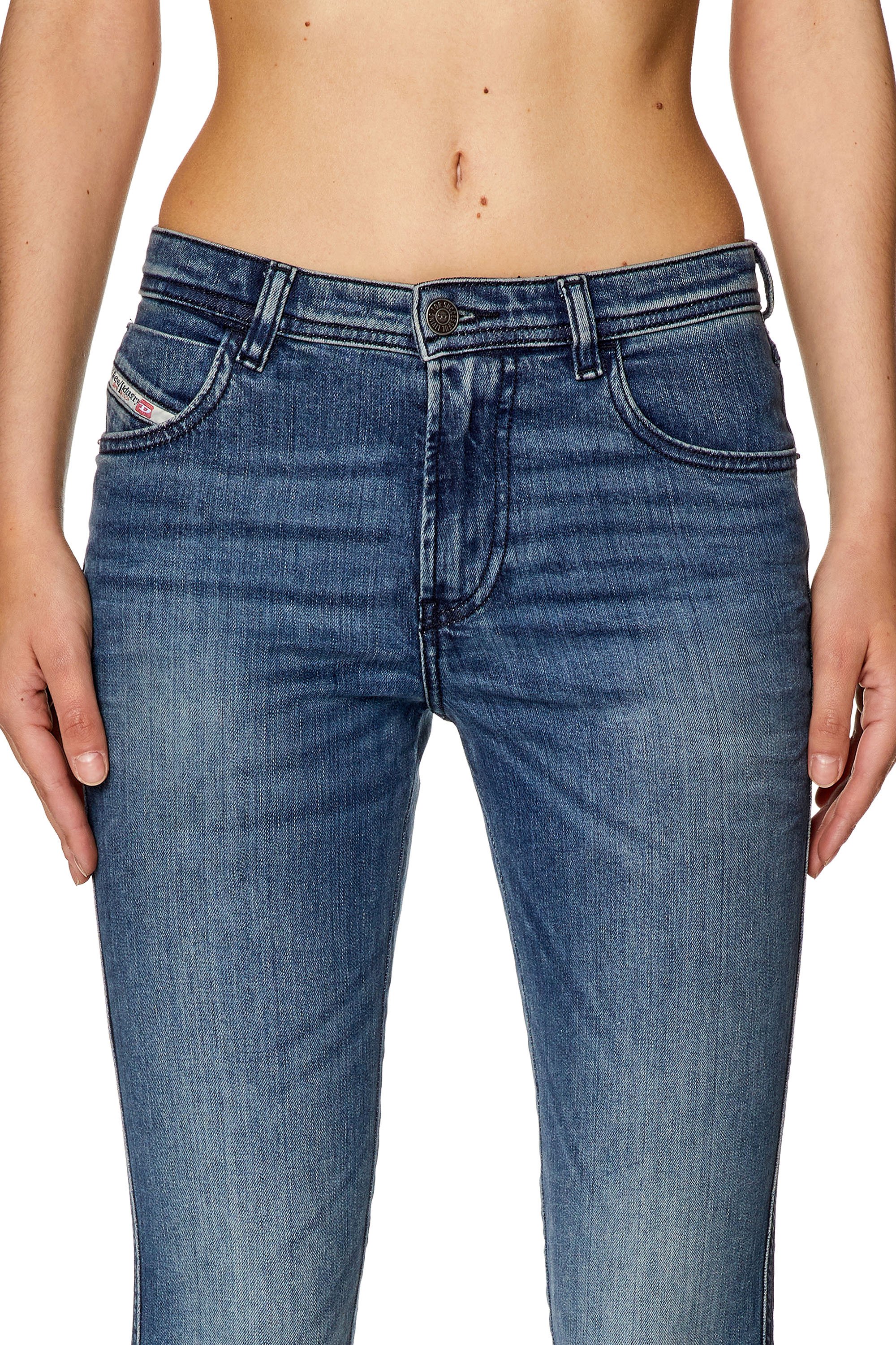 Diesel - Skinny Jeans 2015 Babhila 0LICM, Mittelblau - Image 4
