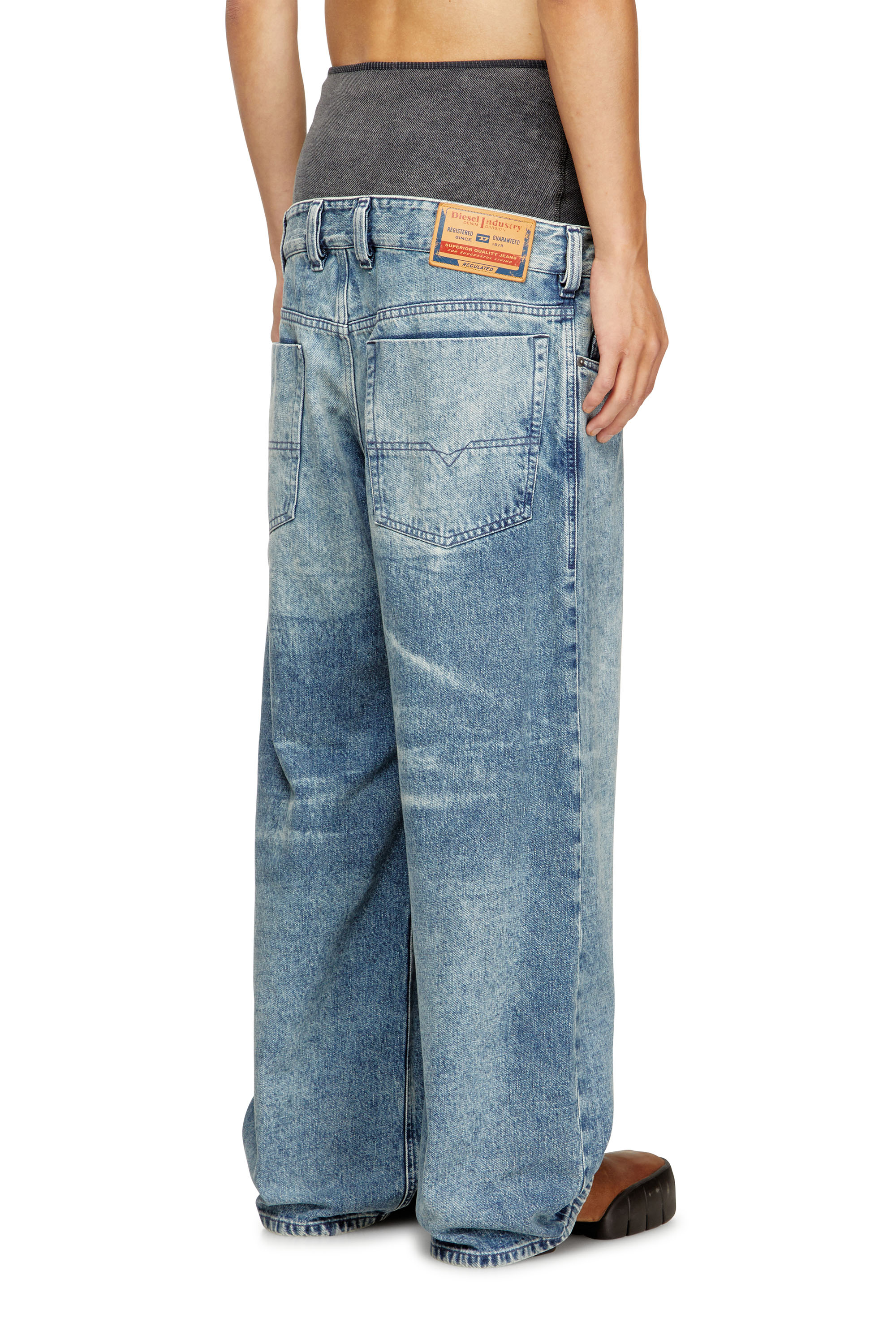Diesel - Herren Relaxed Jeans D-Eni 09N97, Mittelblau - 4