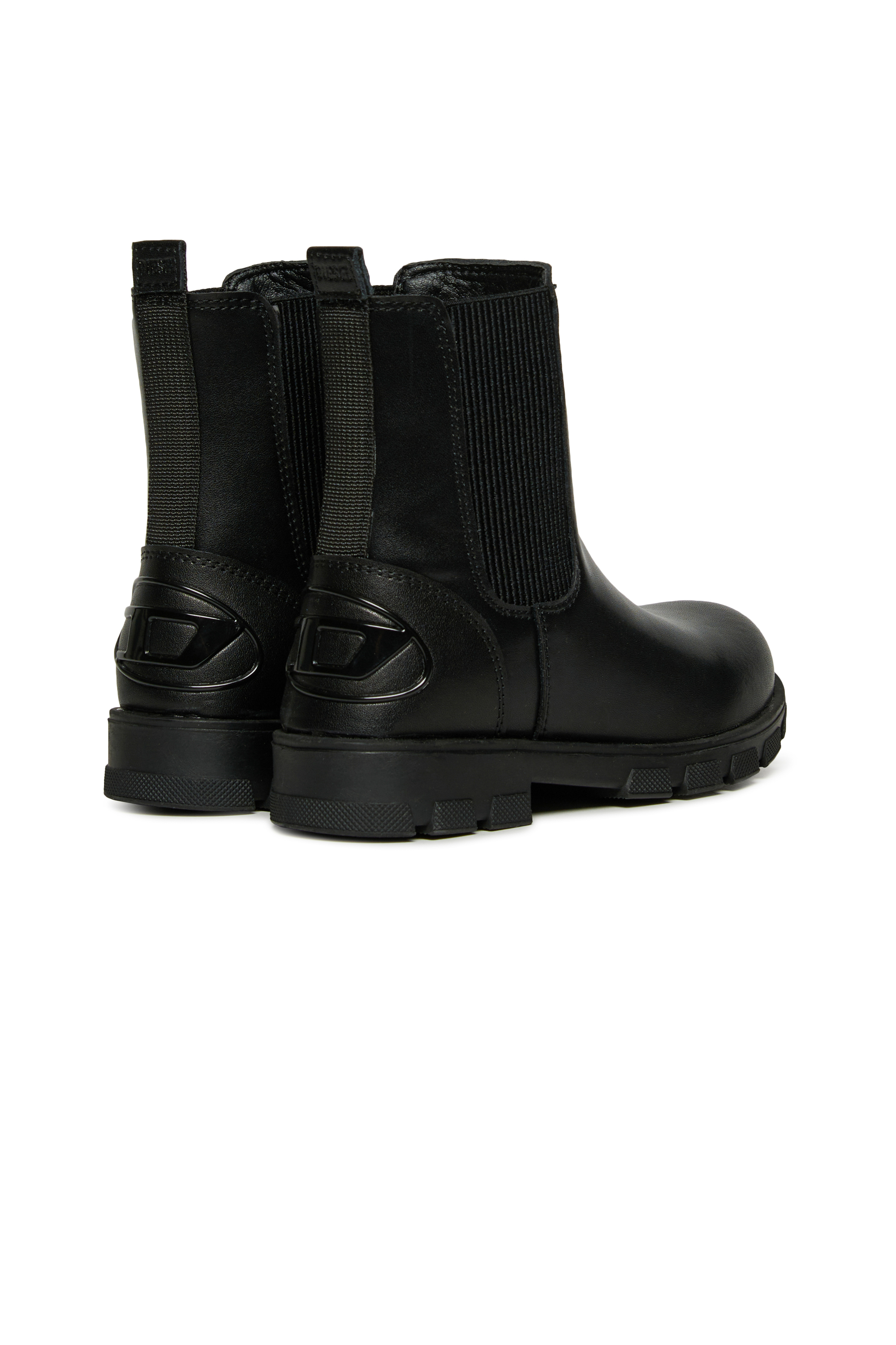 Diesel - D-HAMMER AK ELASTIC, Unisex D-Hammer Lederstiefel in Schwarz - 3