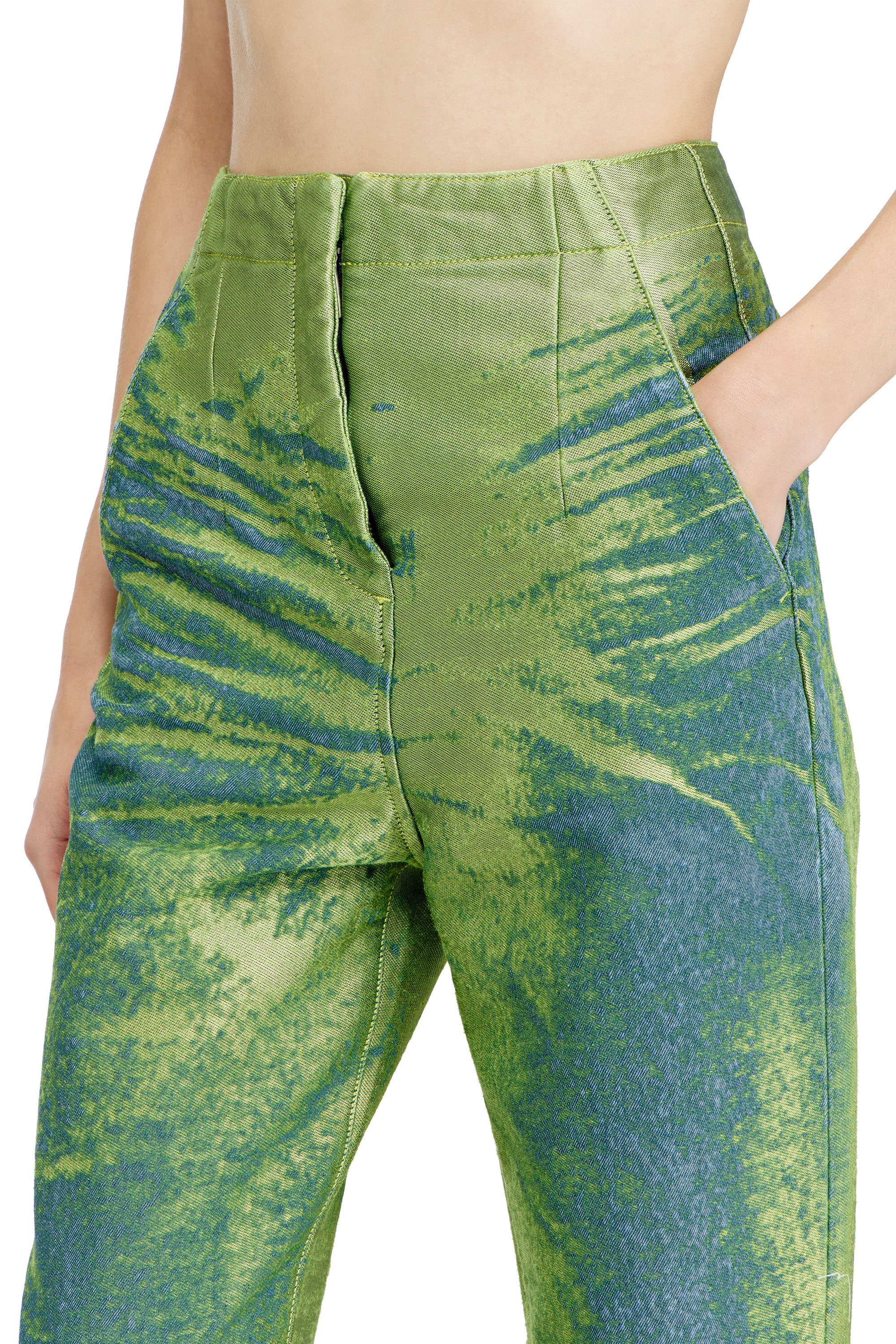 Diesel - Damen Slim Jeans D-DRELIAN 0EFDK, Gr&uuml;n - 4